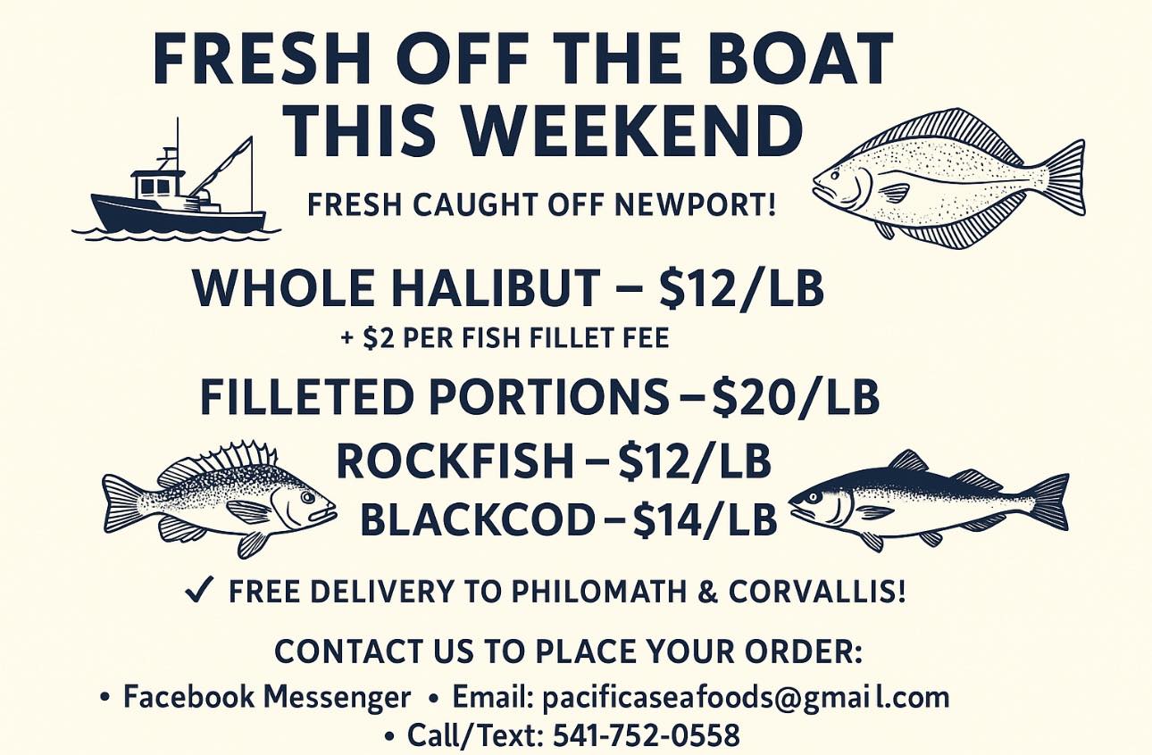 Pacifica Seafood Market Menu