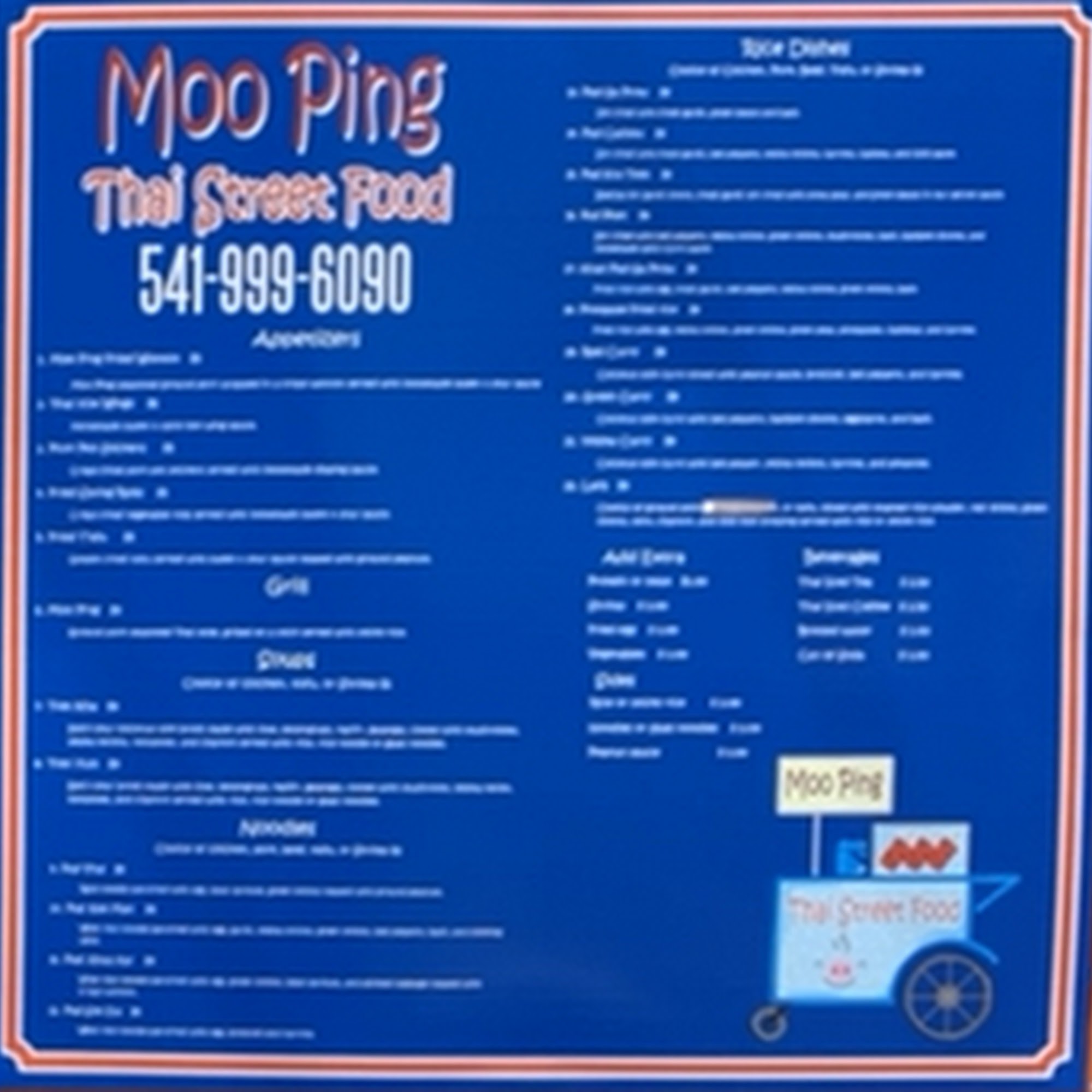 Moo Ping Thai Street Food Eugene