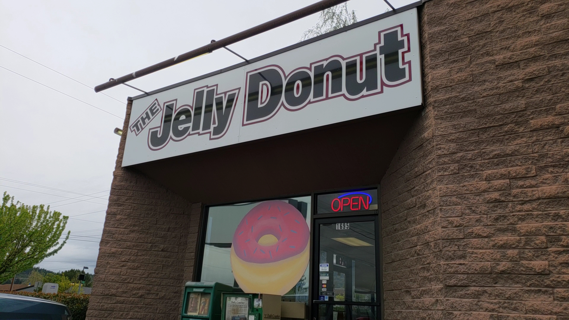 The Jelly Donut Menu