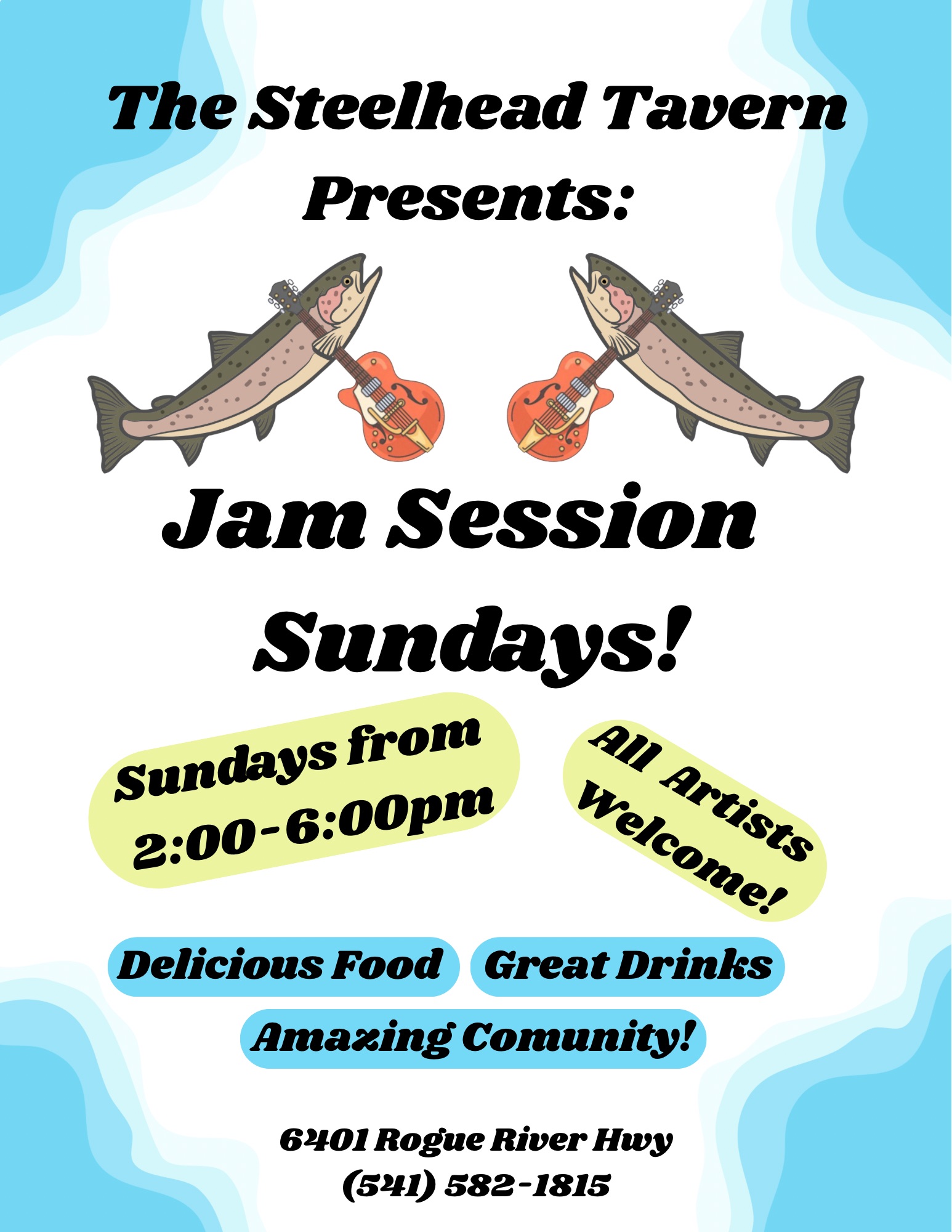 Steelhead Tavern Menu