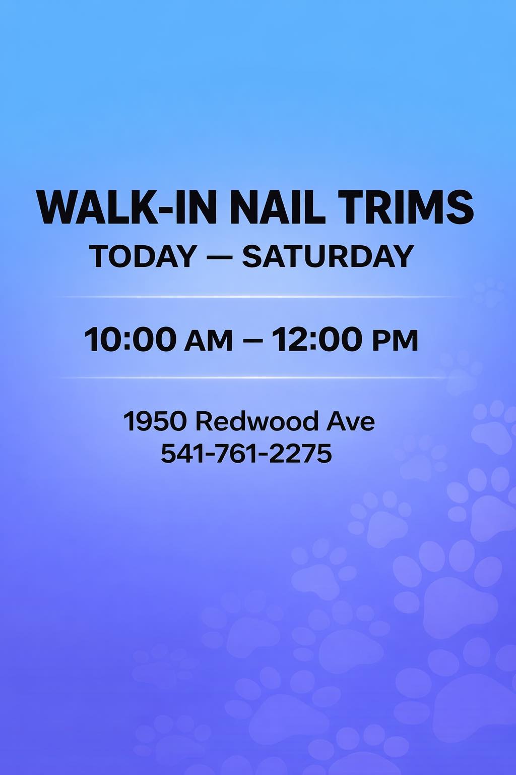 All 4 Paws Mobile Nail Trims Grants Pass