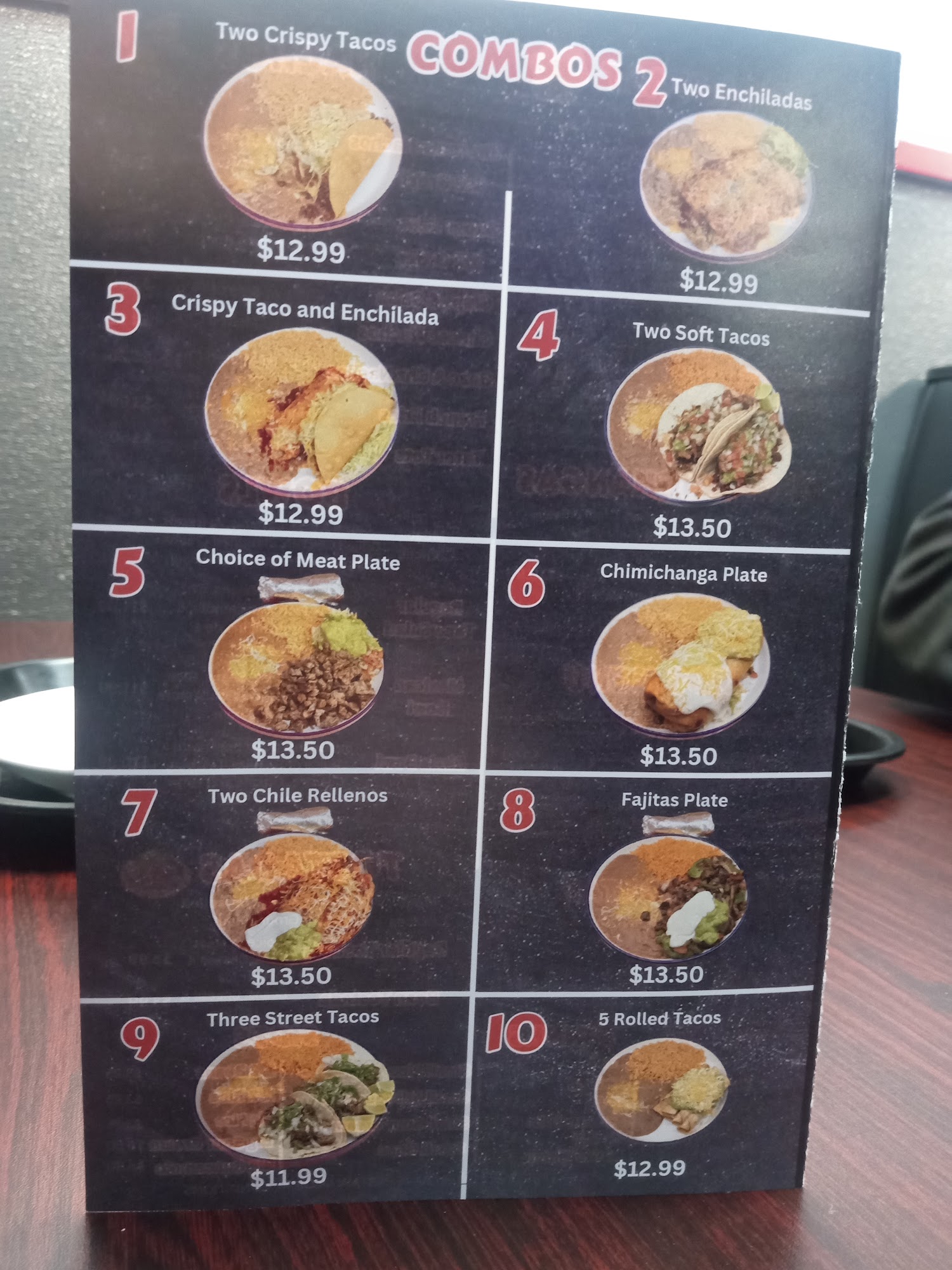 Ediberto's Taco Shop Menu