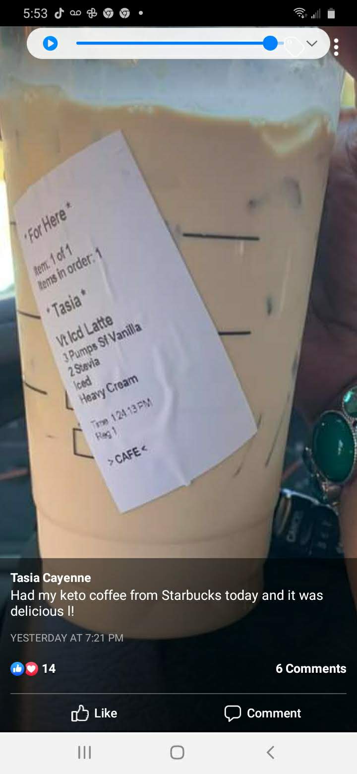 Starbucks Menu