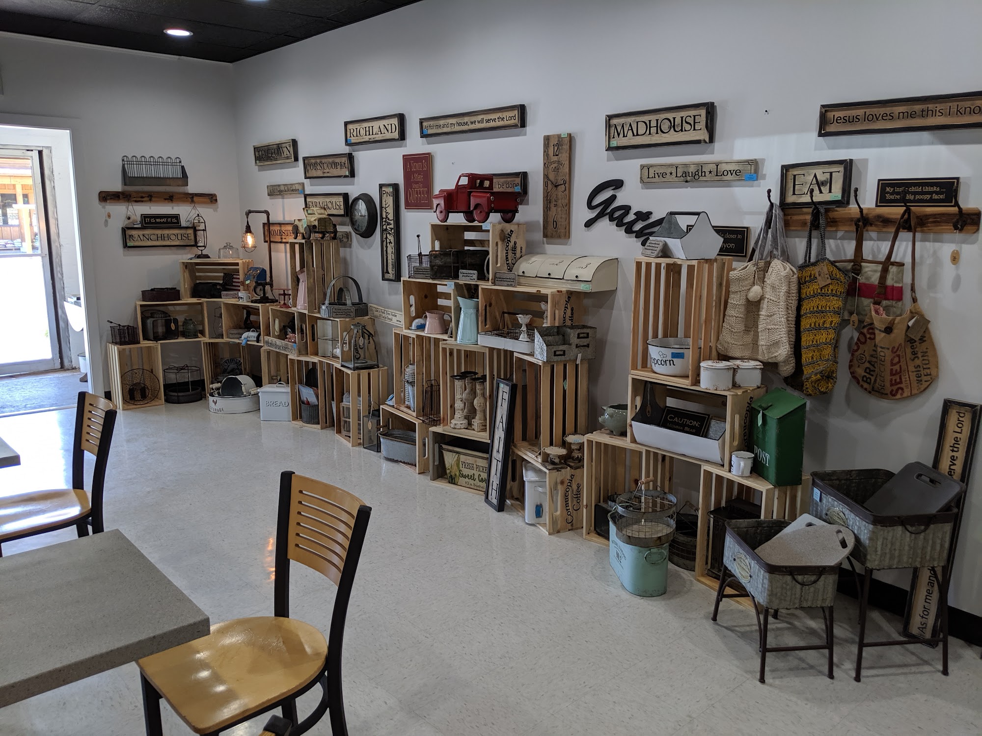 Cornucopia Coffee House Menu