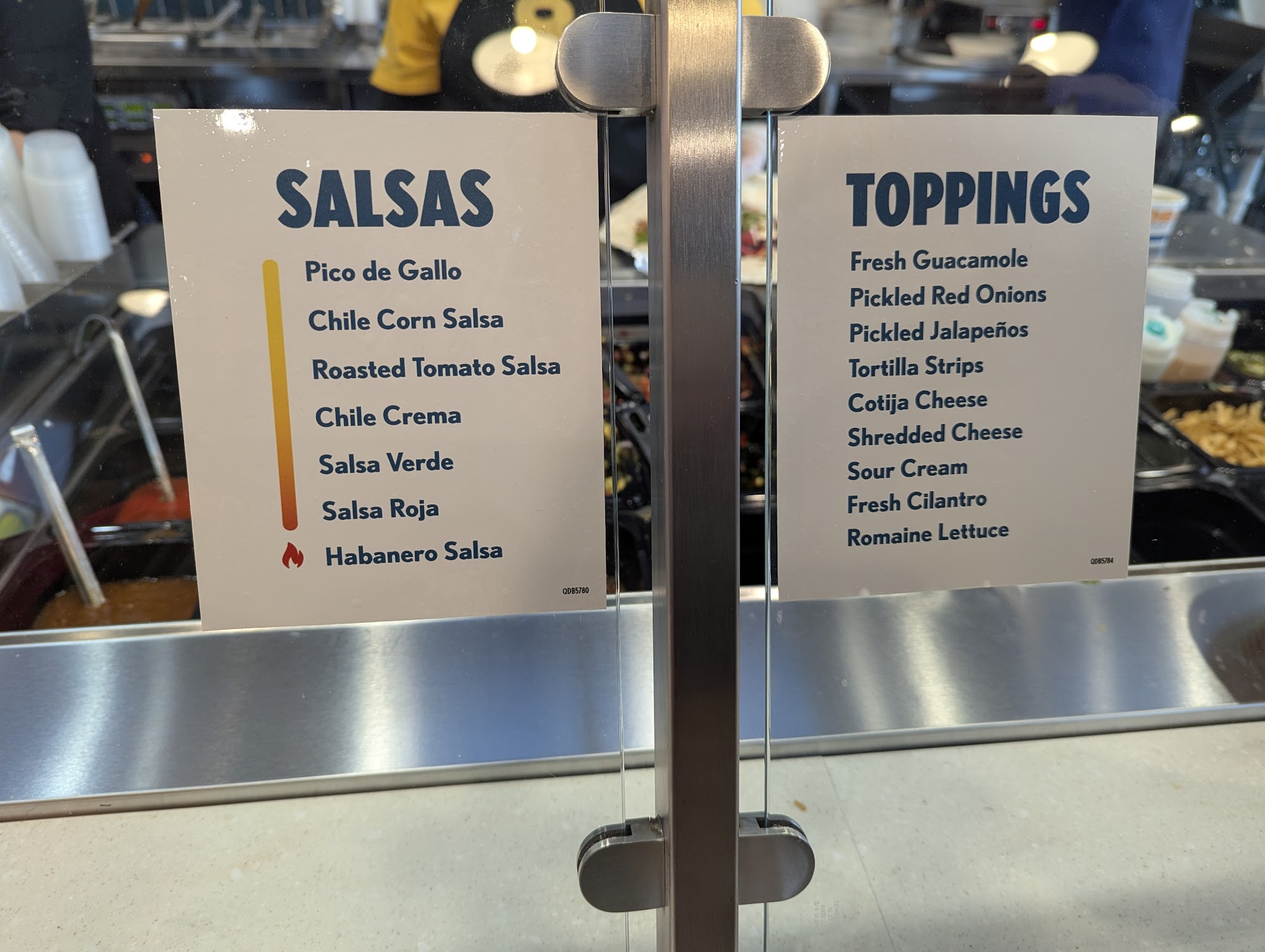 QDOBA Mexican Eats Menu