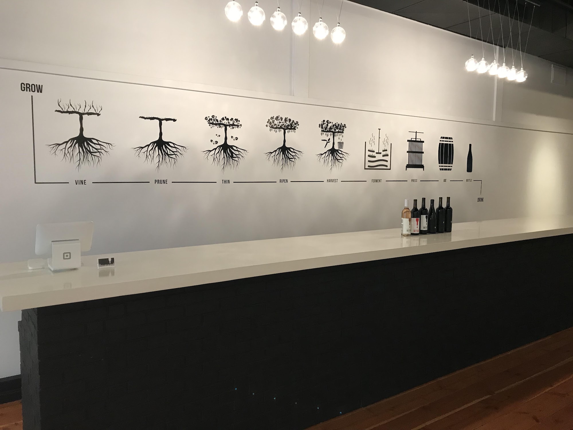 Upsidedown Wine Menu