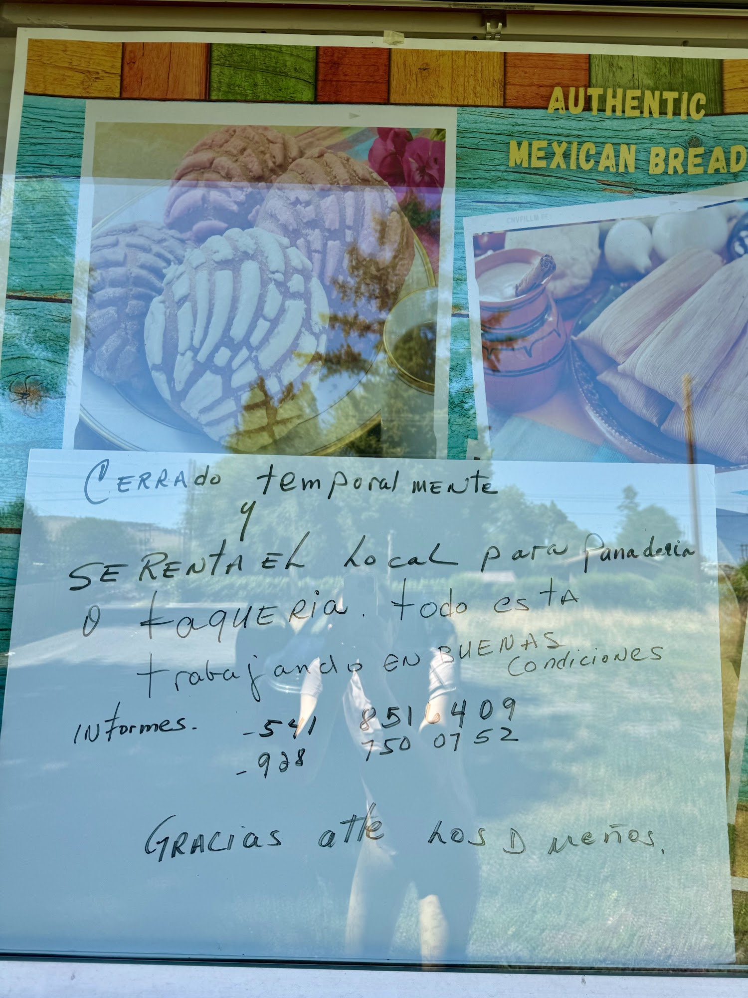 La Perla Bakery Menu