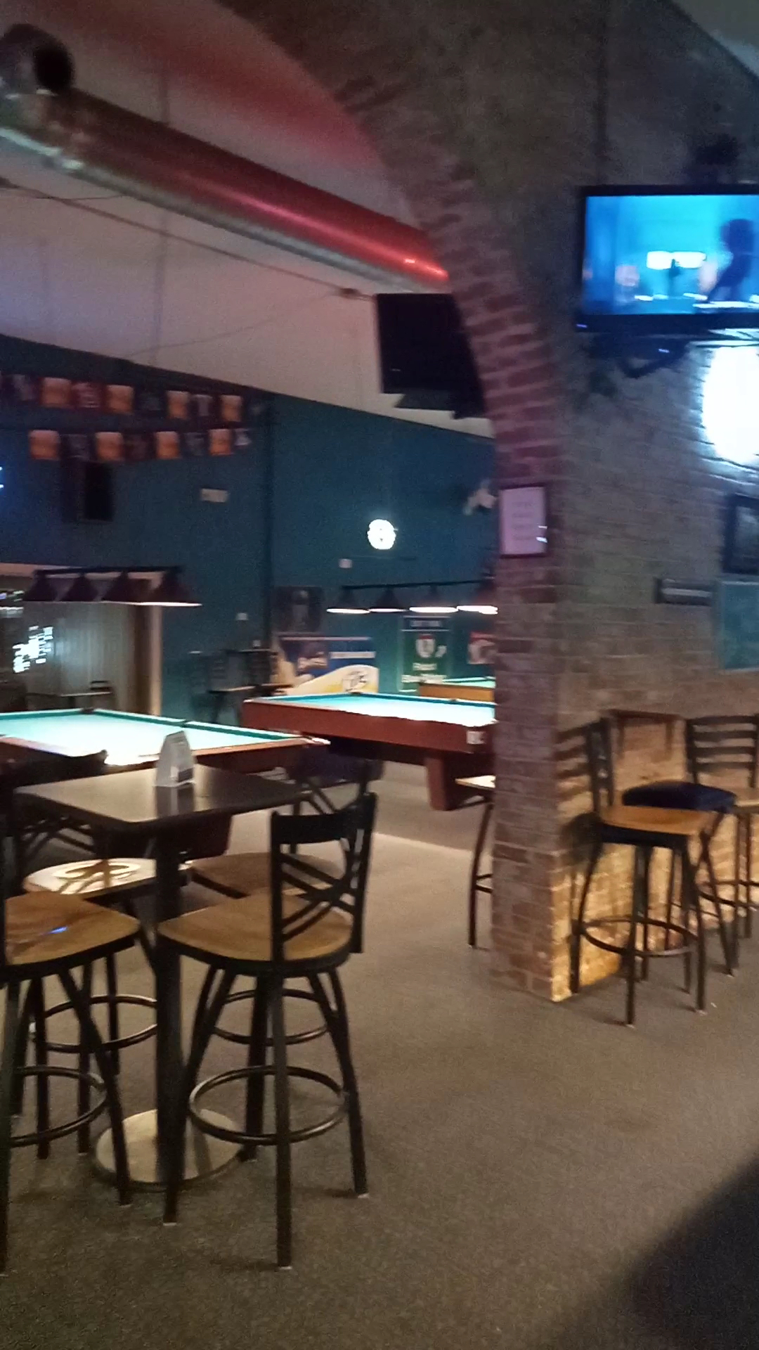 Black Dog Billiards Menu