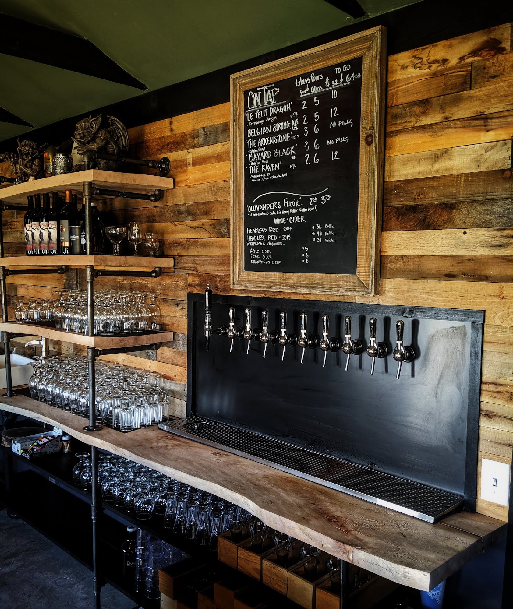 Dragon's Gate Brewery Menu