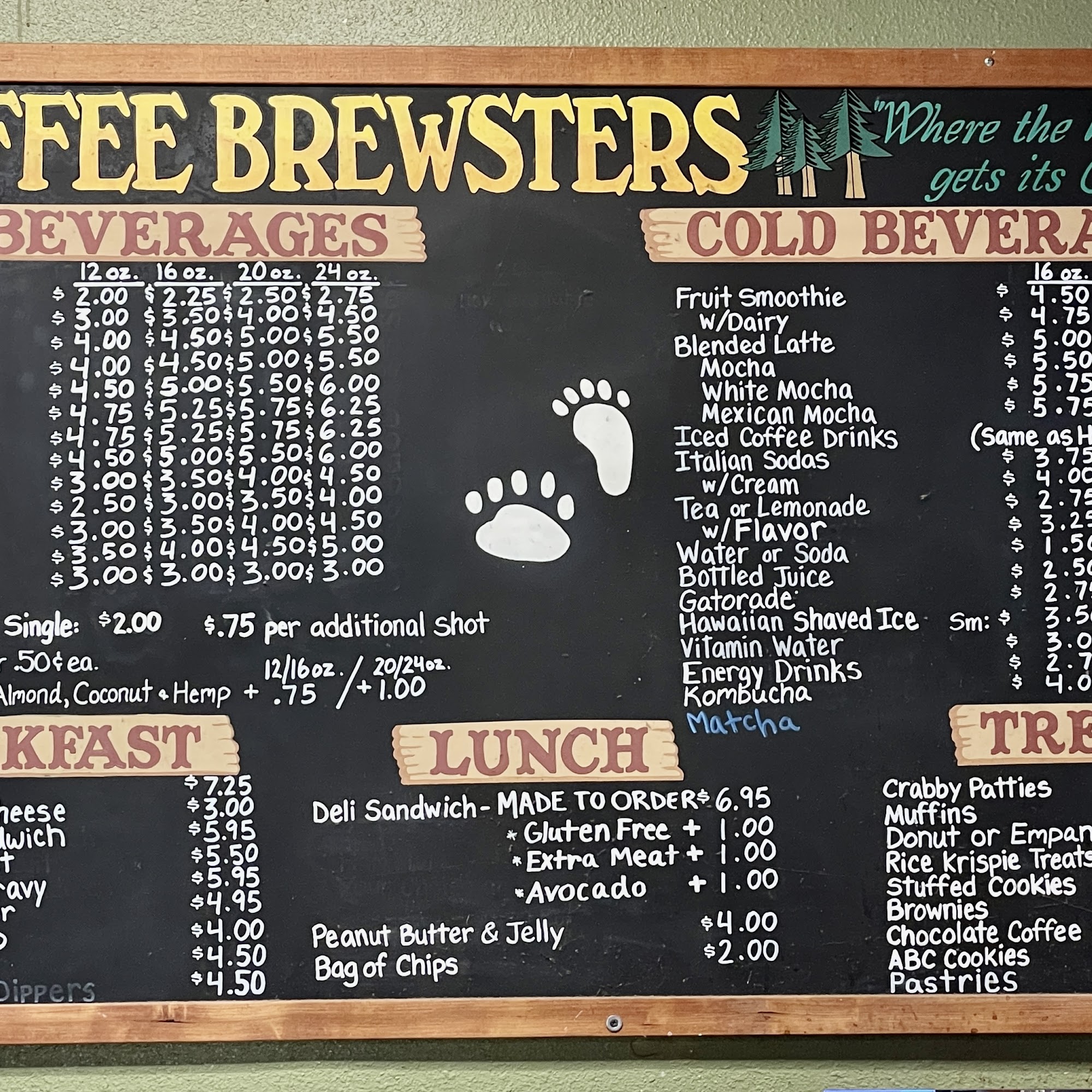 Coffee Brewsters Mount Hood Village