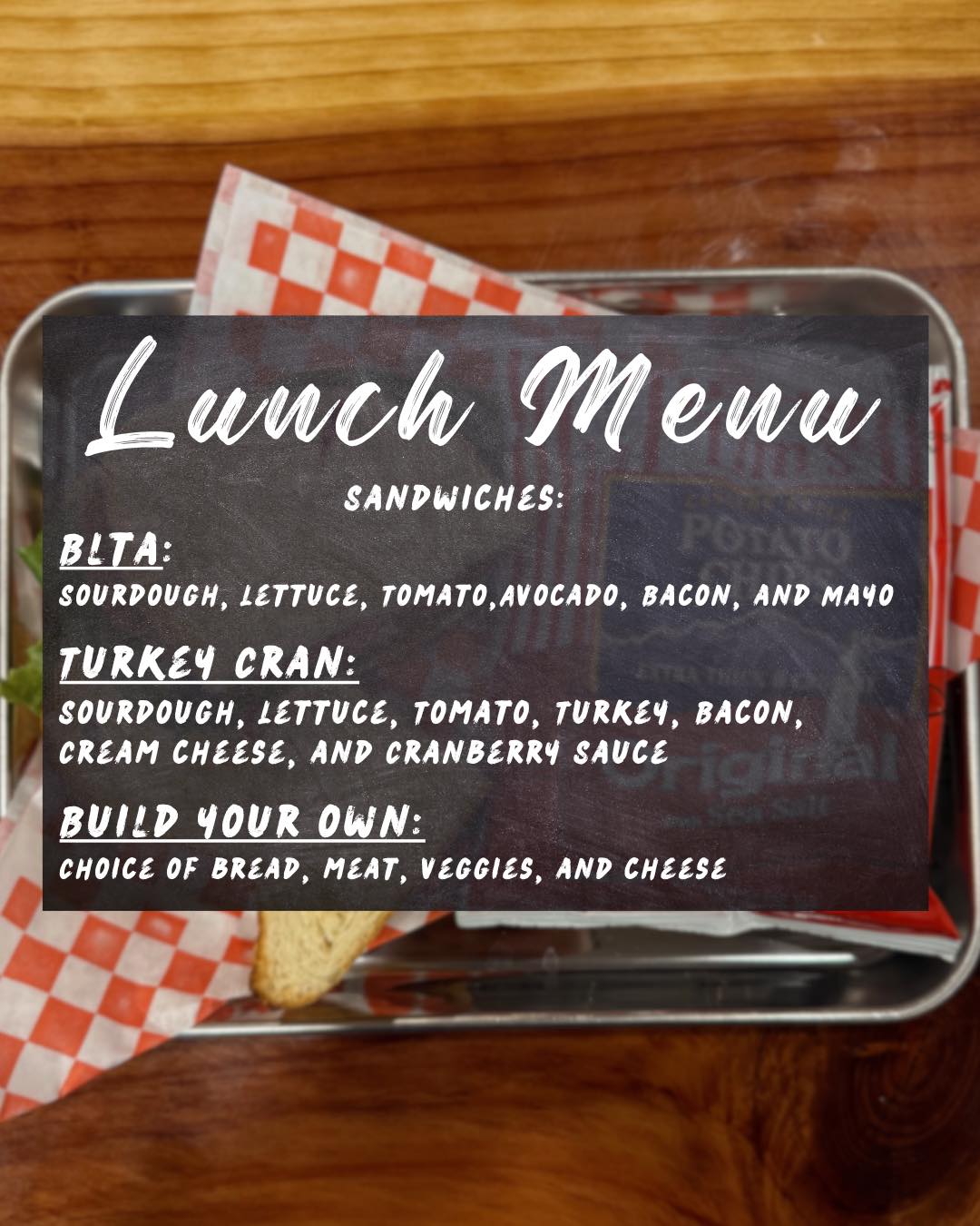Keller's Coffee Menu