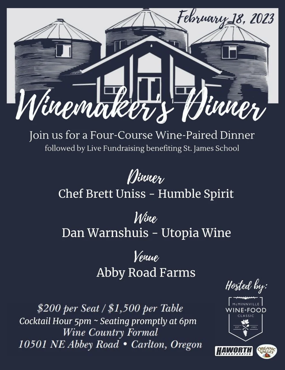 Utopia Vineyards Menu