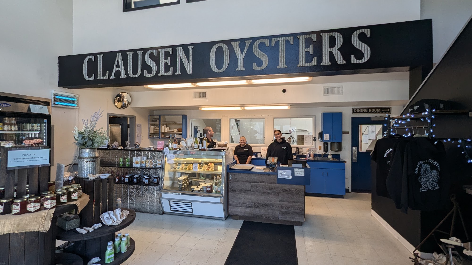 Clausen Oysters North Bend