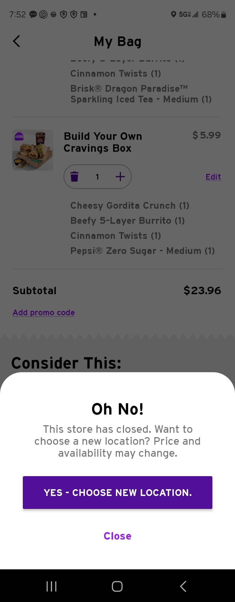 Taco Bell Menu