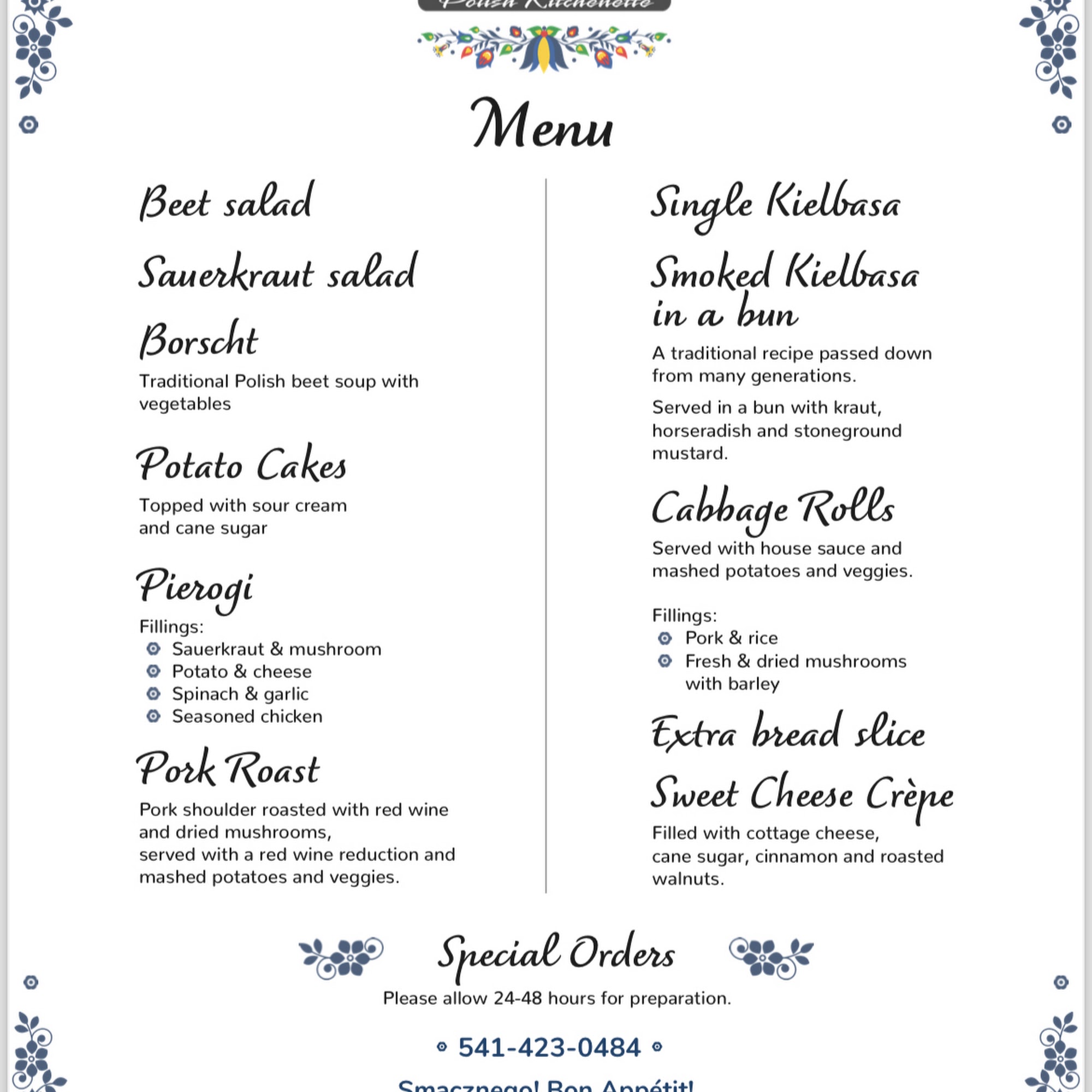 Julek's Polish Kitchenette Phoenix