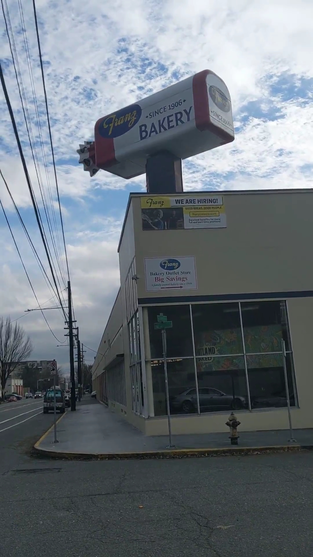 Franz Bakery Outlet Menu