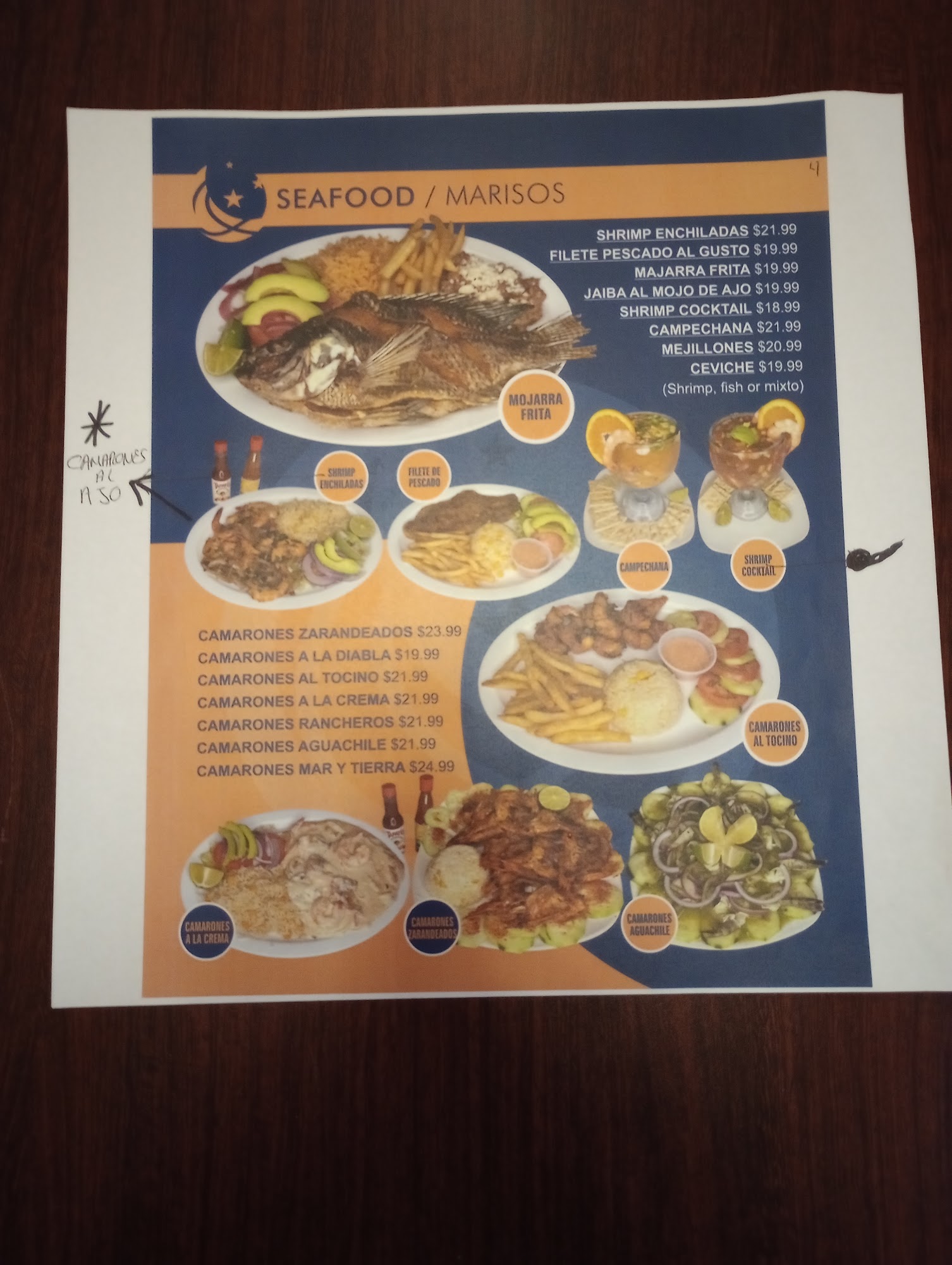 Luna Azul | Cuban Mexican Restaurant Bar Menu