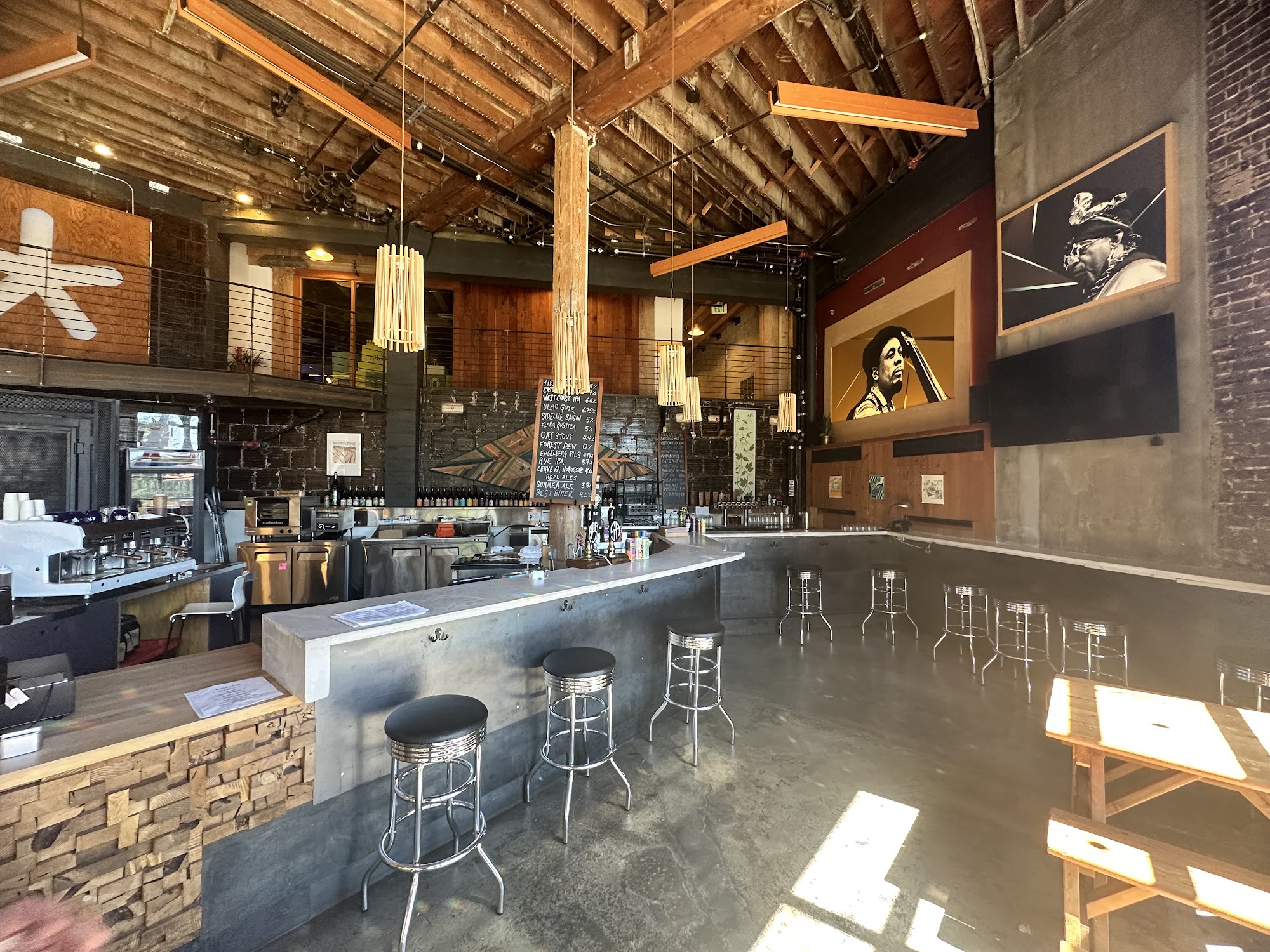 Upright Brewing Menu