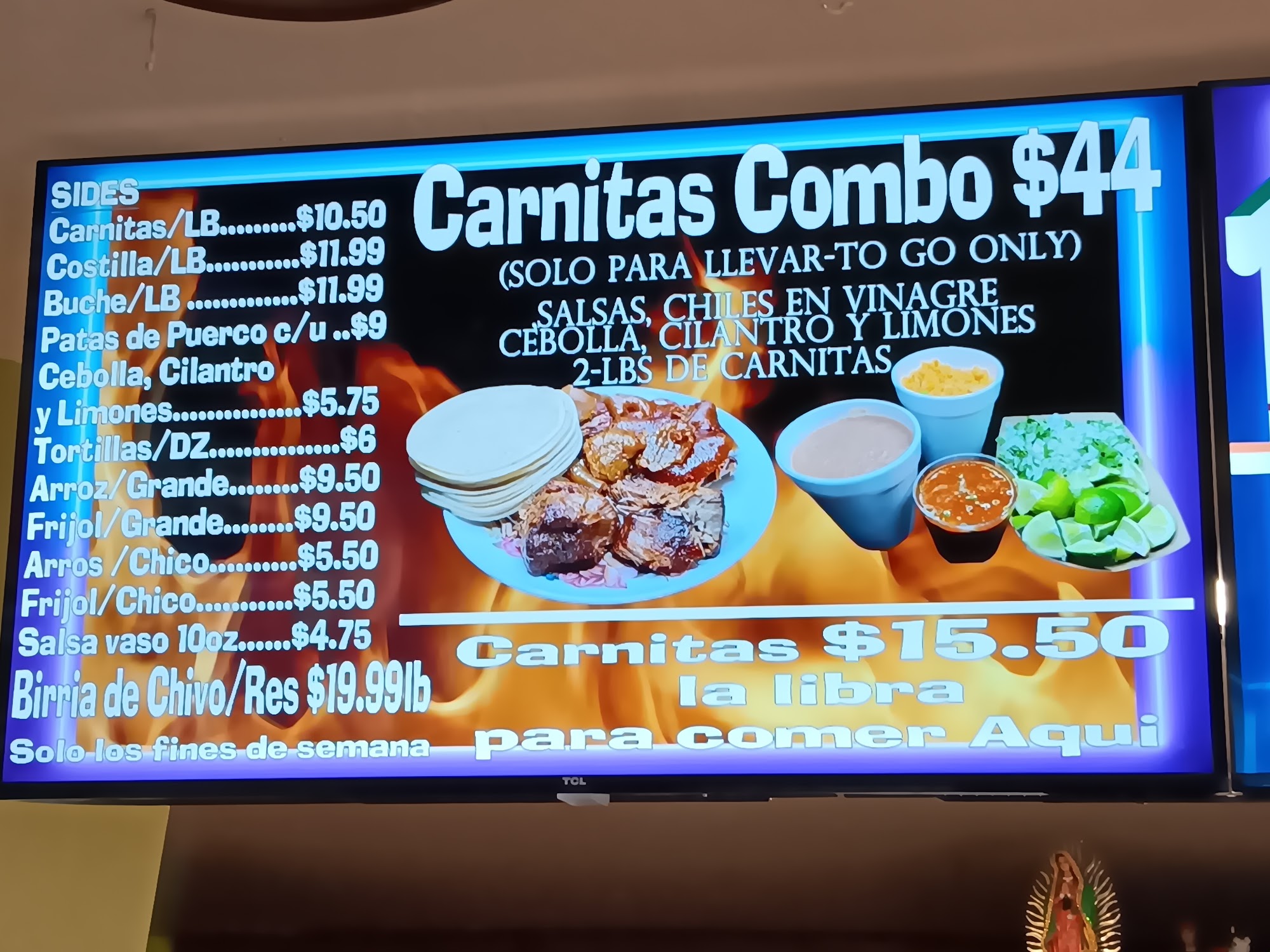 ANTOJITOS 3 REYES Menu