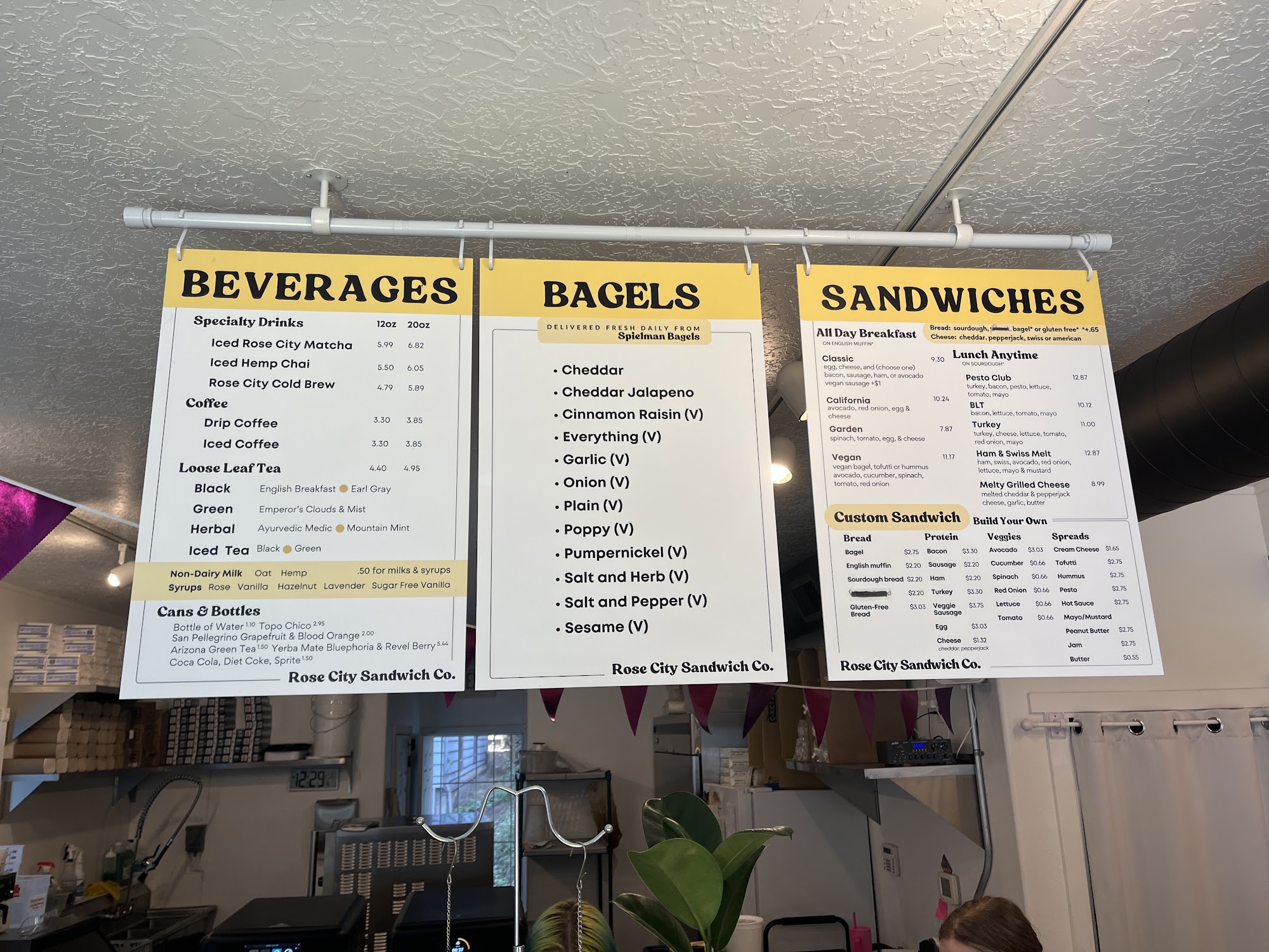 Rose City Sandwich Co. Menu