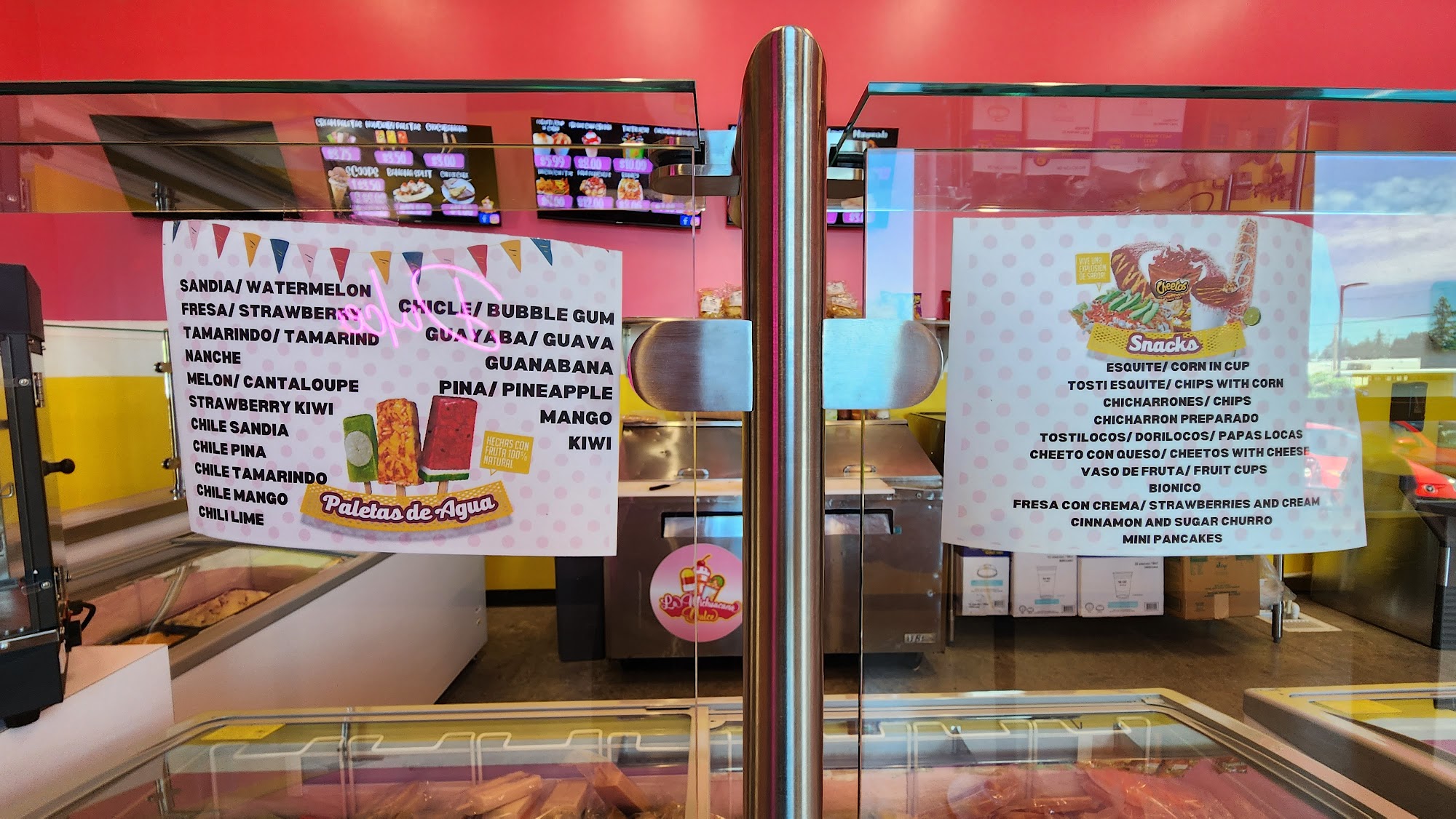 La Michoacana Dulce Menu