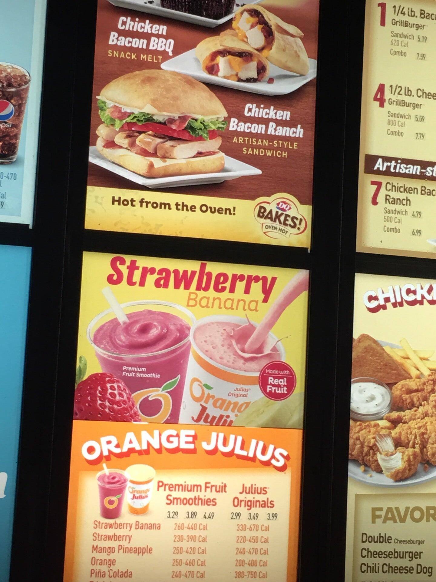 Dairy Queen Grill & Chill Menu