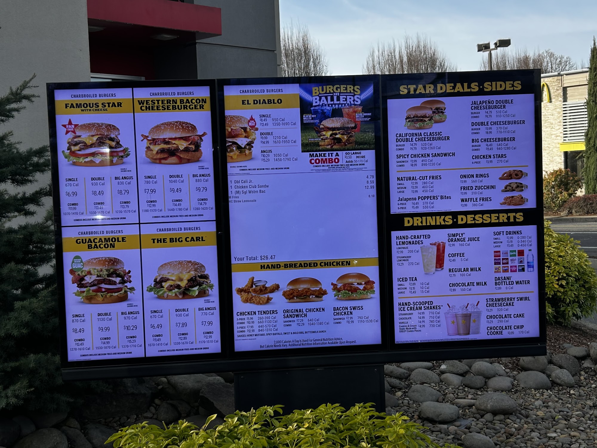 Carl’s Jr. Menu