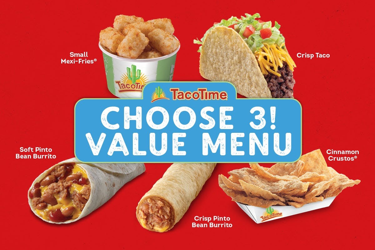 Taco time Menu