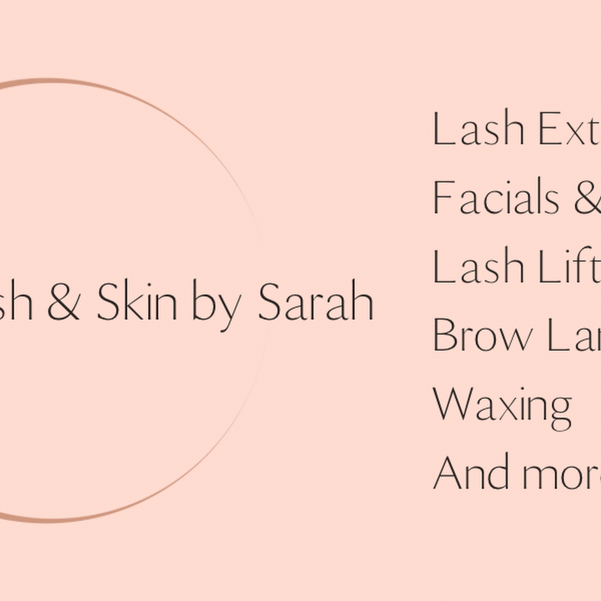 Lash and Skin by Sarah Located in Epicenter, 1085 Willamette Falls Dr #160, West Linn Oregon 97068