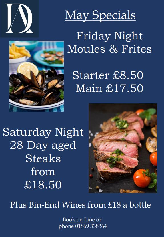 Restaurant at Deddington Arms Hotel