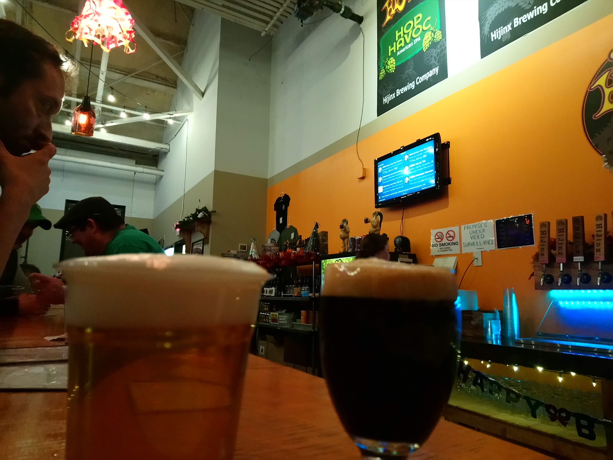 HiJinx Brewing Company Menu