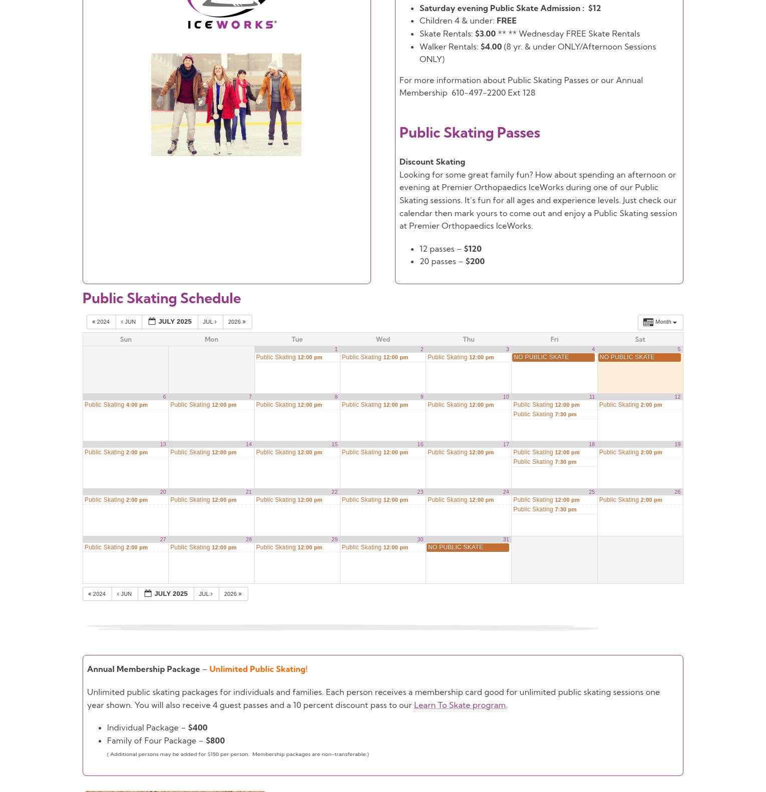 IceWorks Pub & Grill Menu