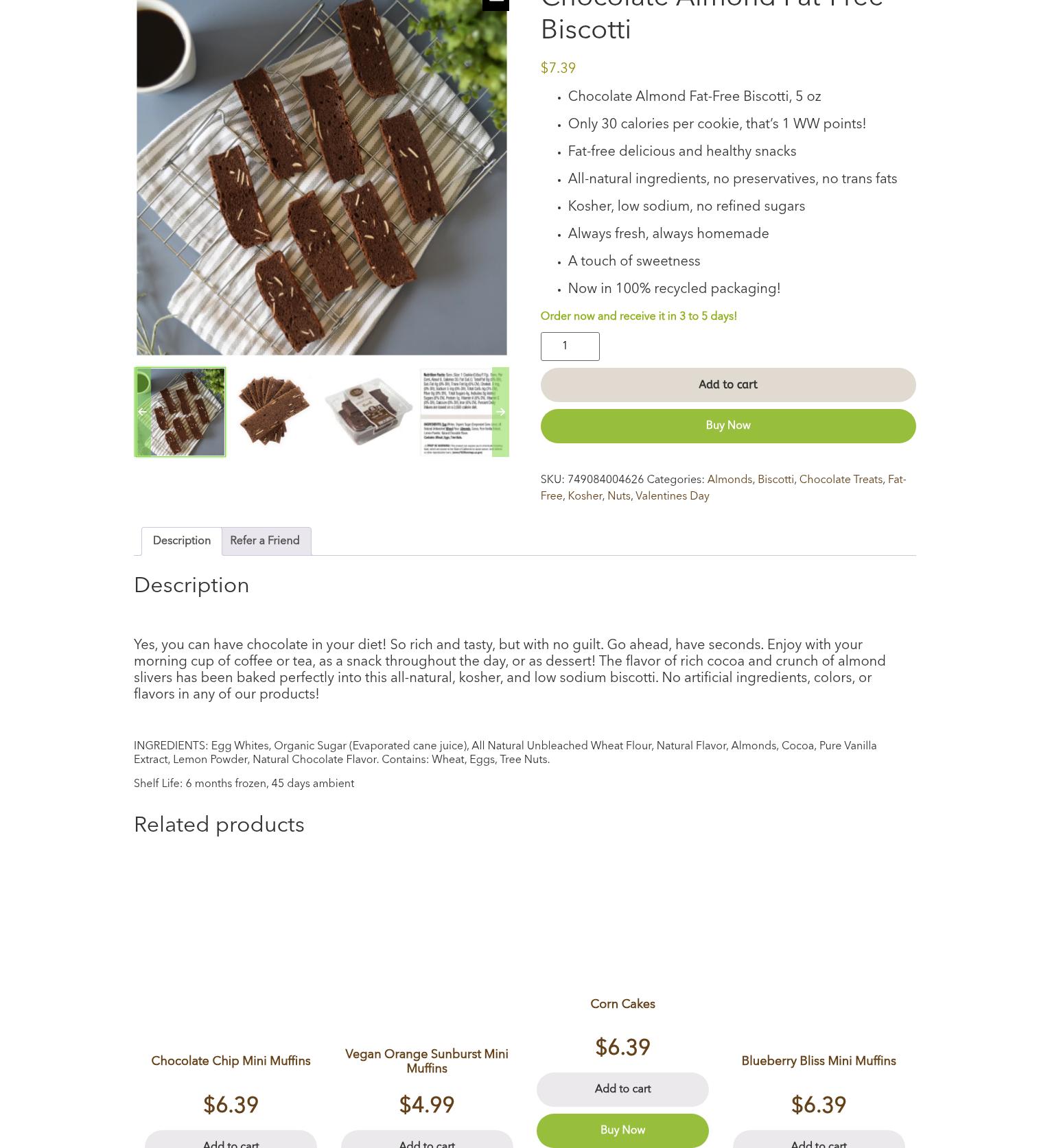 DIJAS Natural Foods Menu