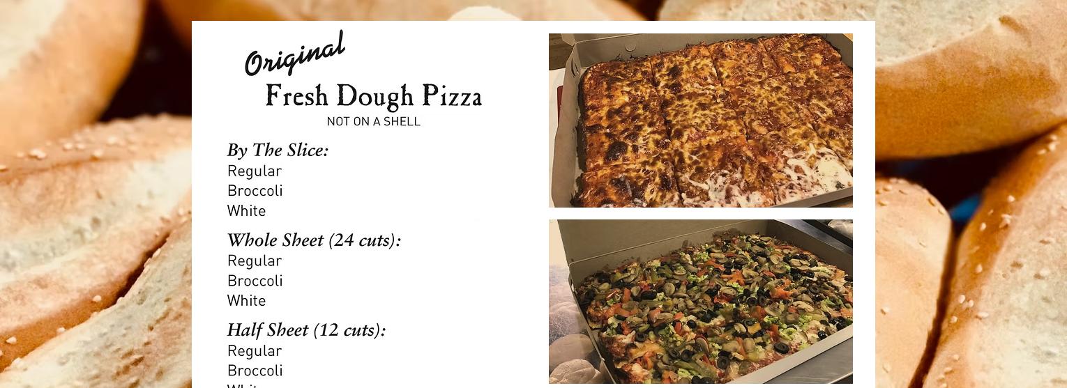 Tuzzi Baking Co Menu