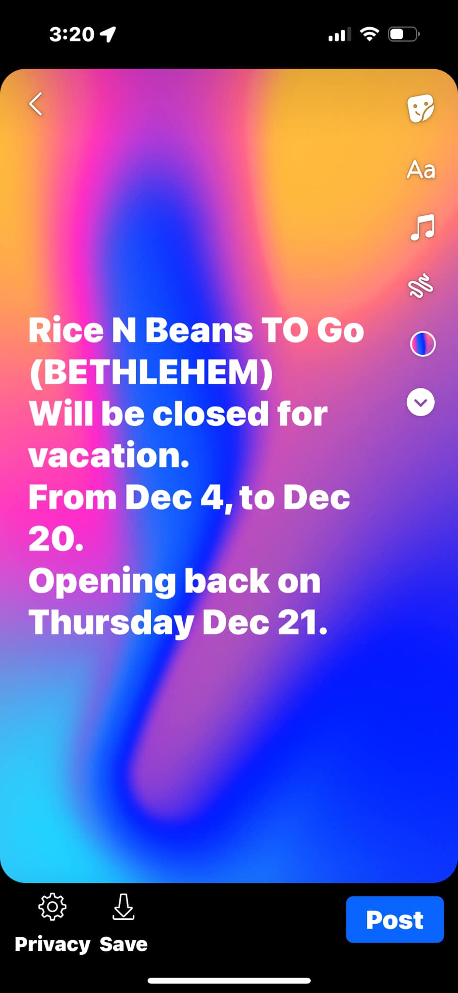 Photo credit: facebook