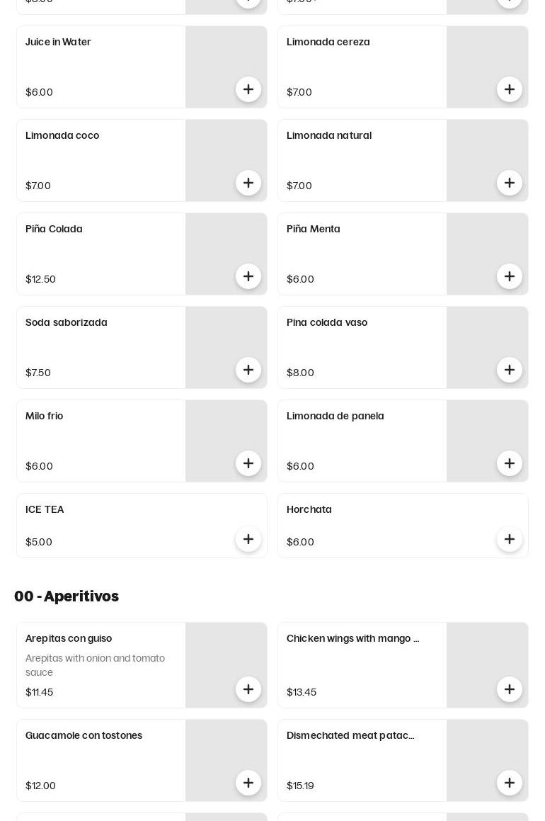 Mis raices restaurant & Bakery Bethehem Menu