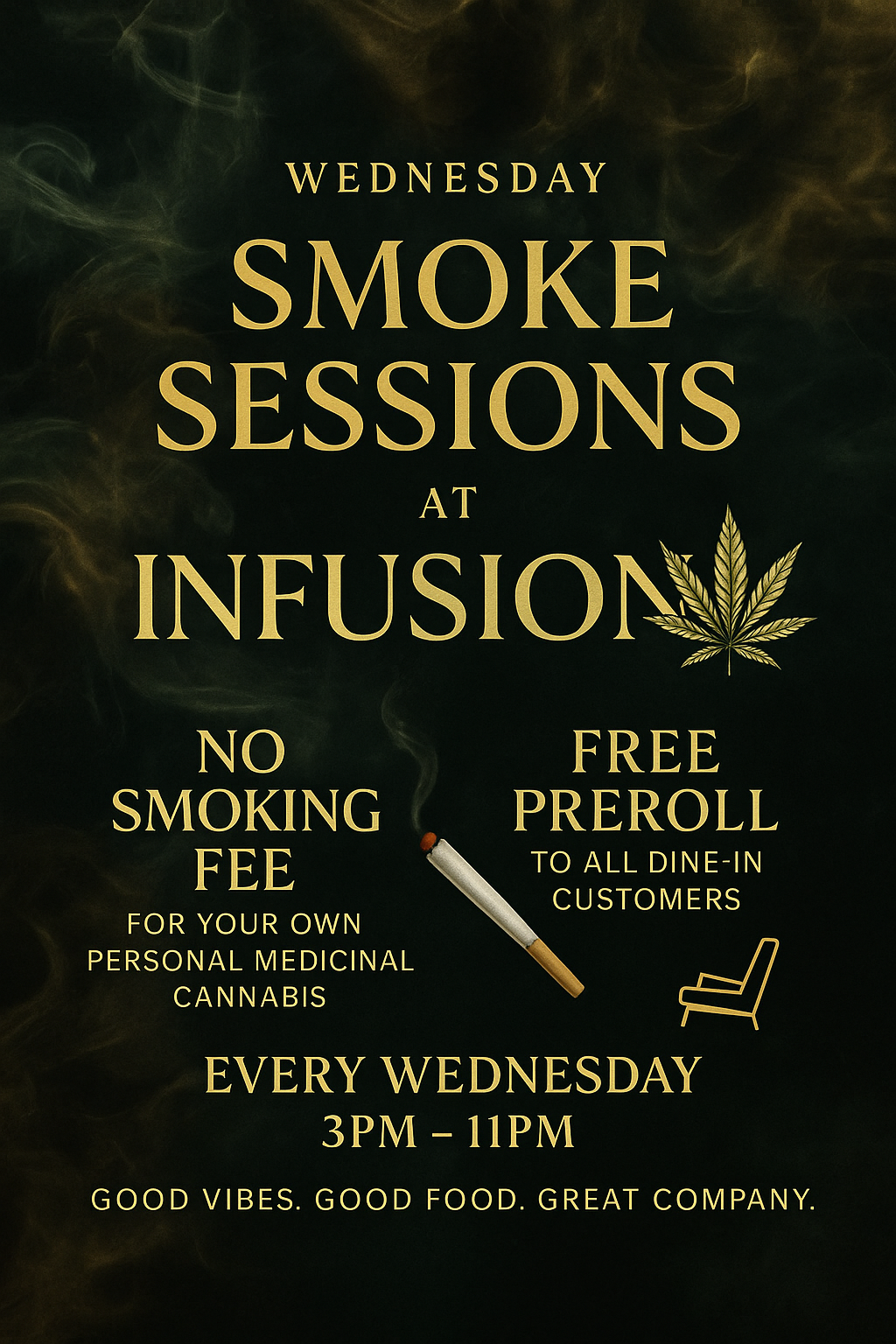 Infusions Cafe & Lounge Menu