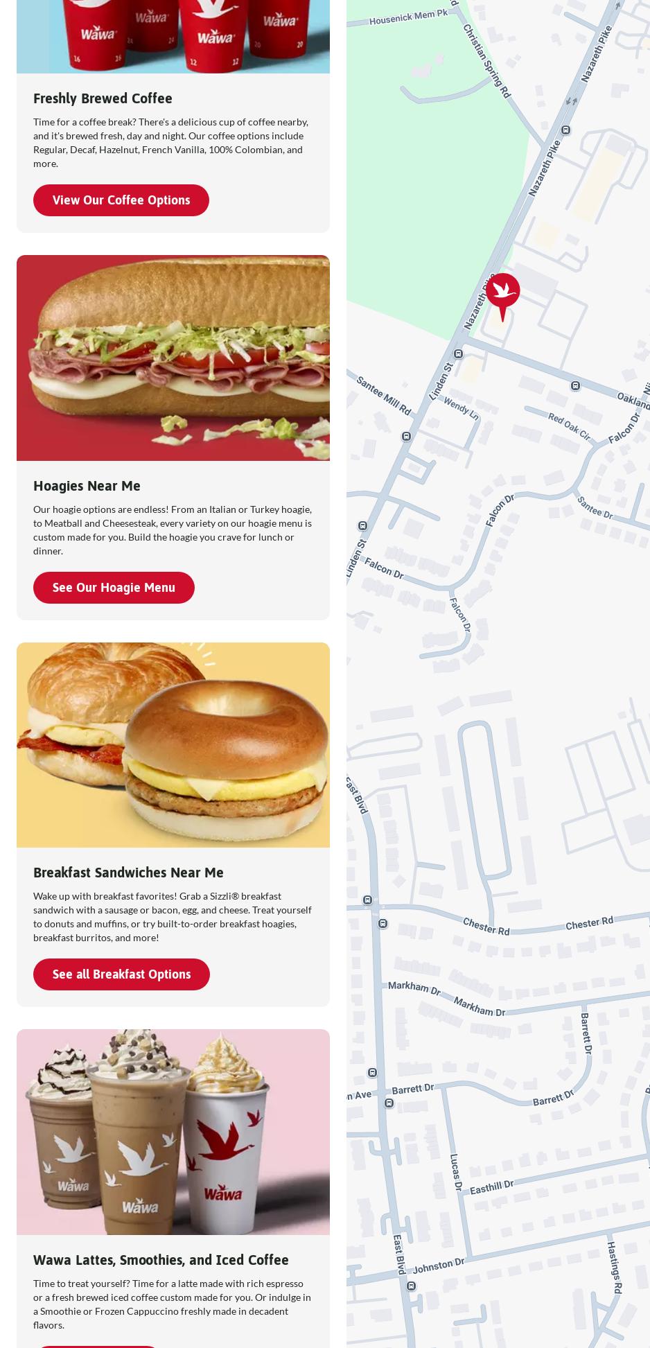 Wawa Menu