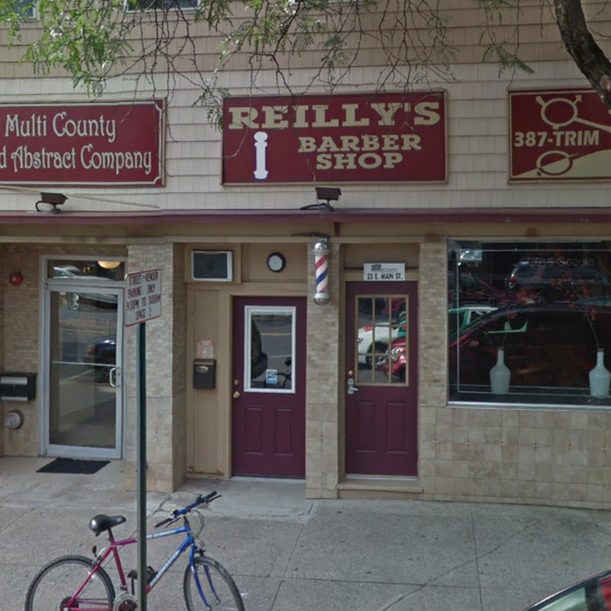 Reilly's Barber Shop 23 E Main St, Bloomsburg Pennsylvania 17815