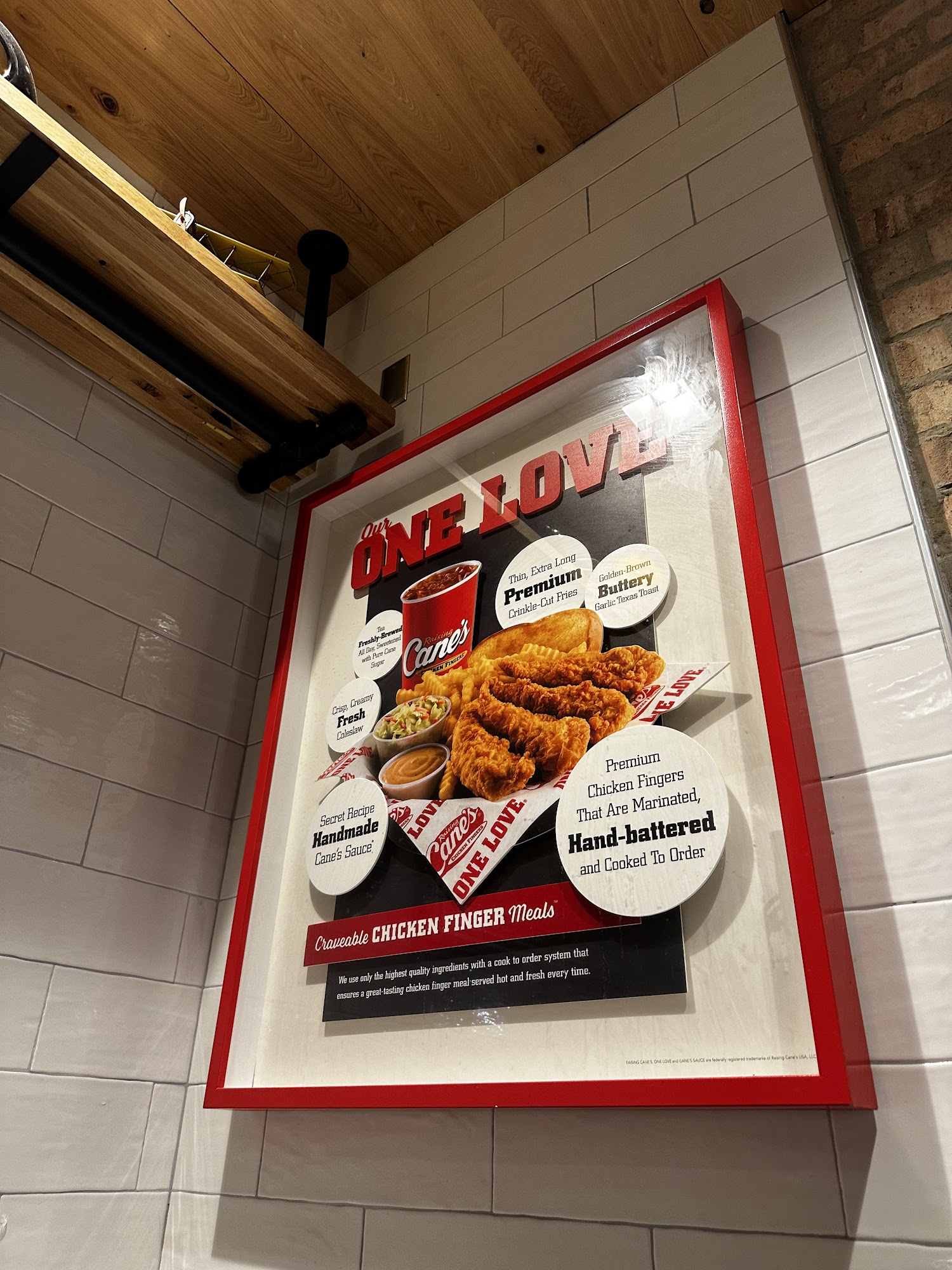 Raising Cane's Chicken Fingers Menu