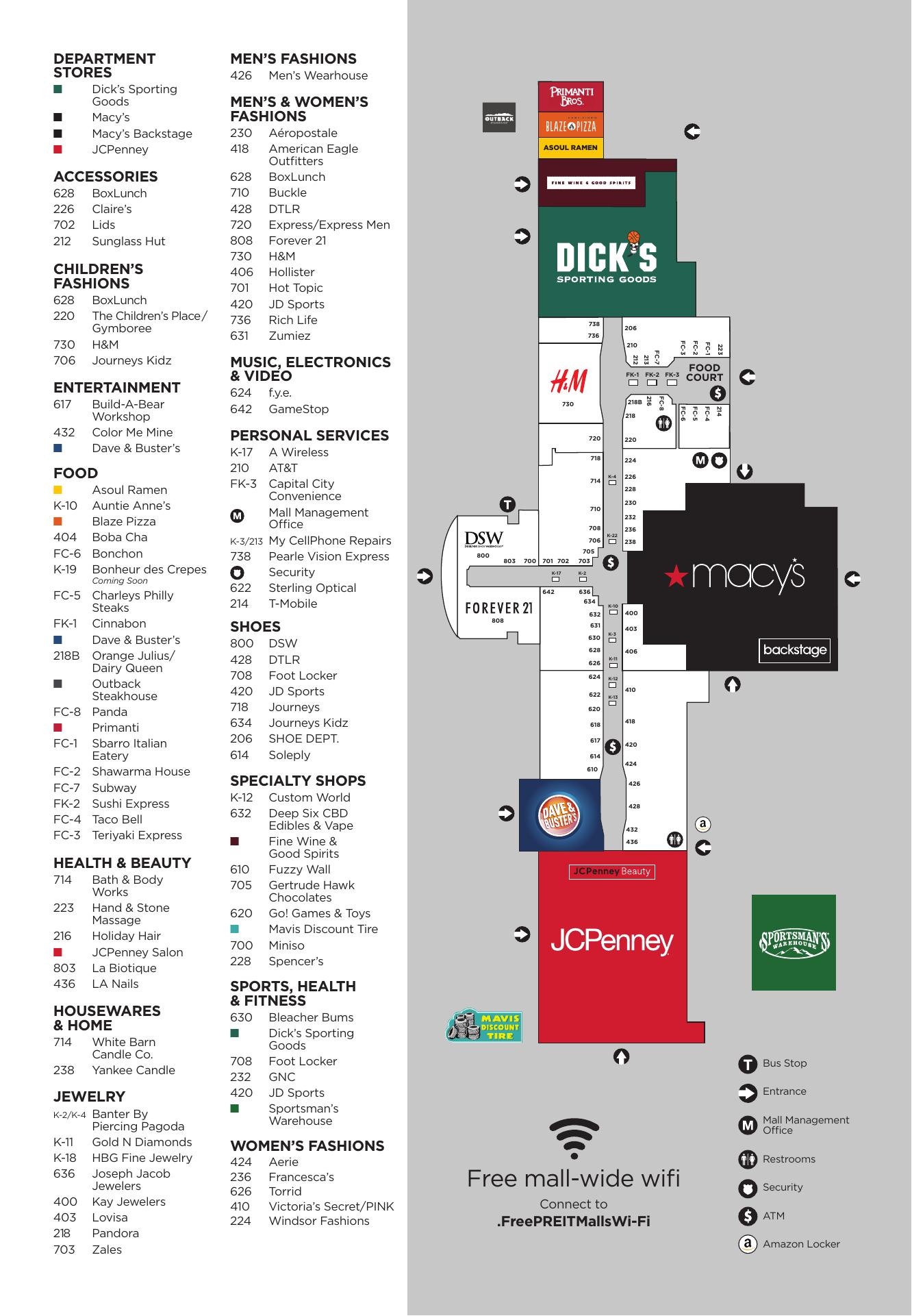 Capital City Menu