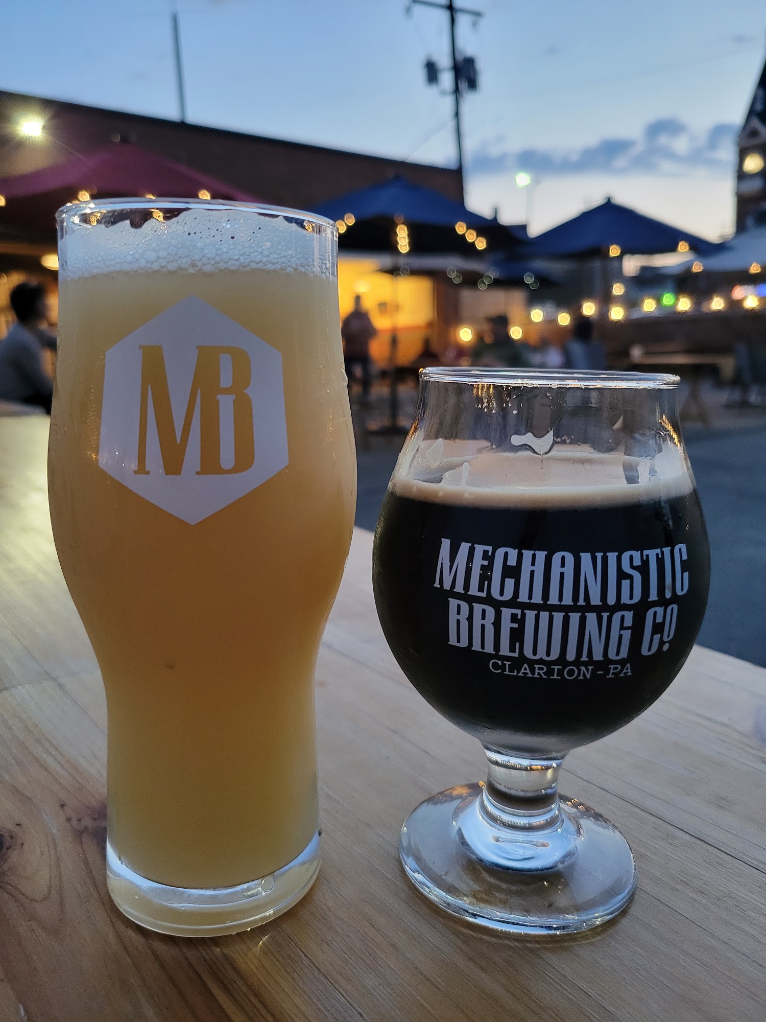 Mechanistic Brewing Co. Menu