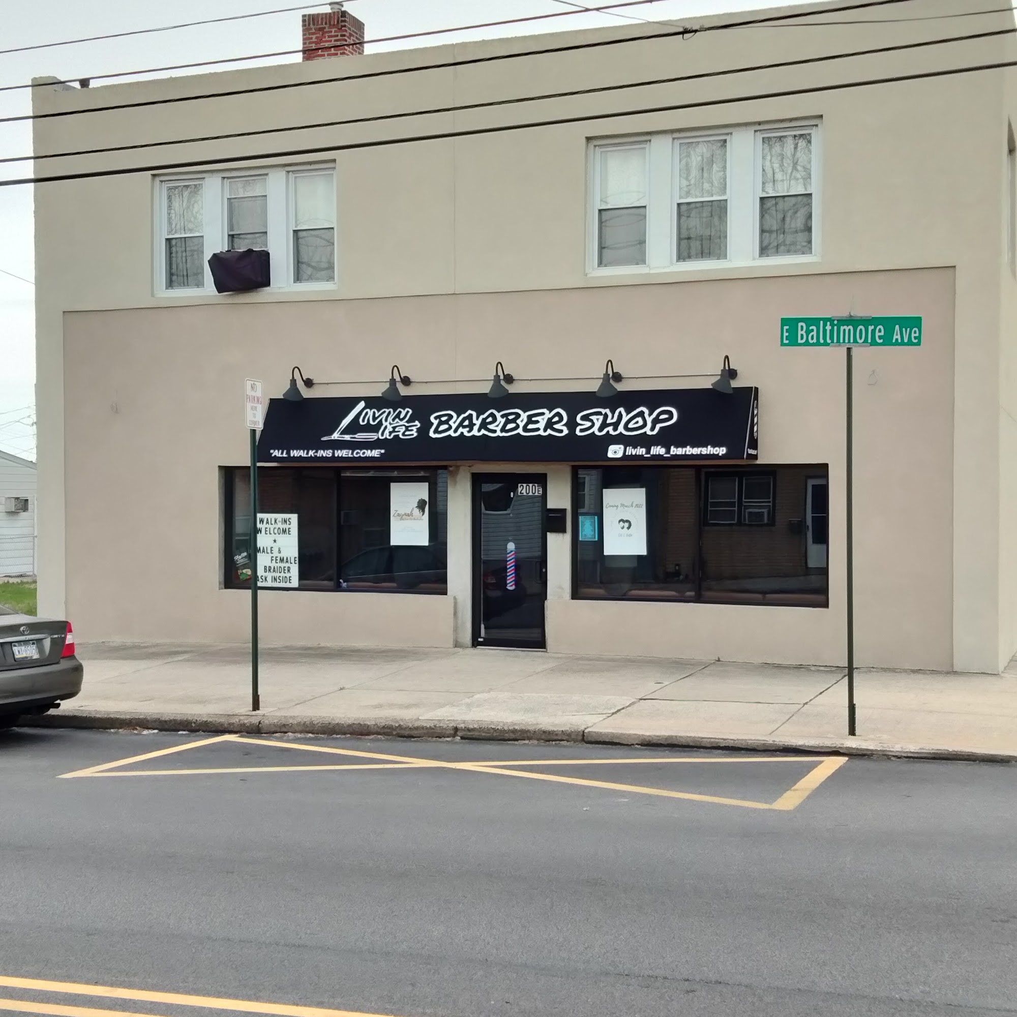 Livin Life Barber Shop E Baltimore Ave, Clifton Heights Pennsylvania 19018