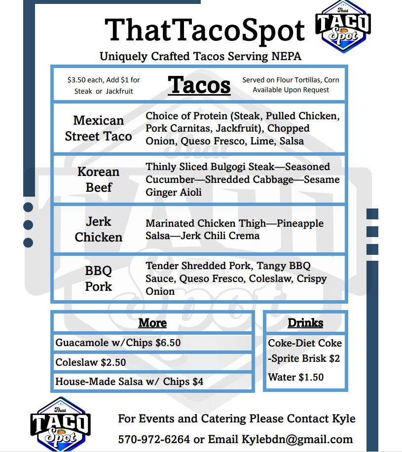 That Taco Spot 479 Sterling Rd, Coolbaugh