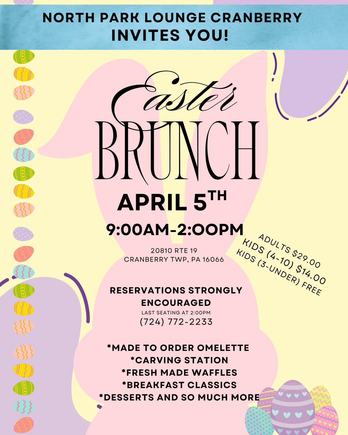 North Park Lounge Cranberry Cranberry