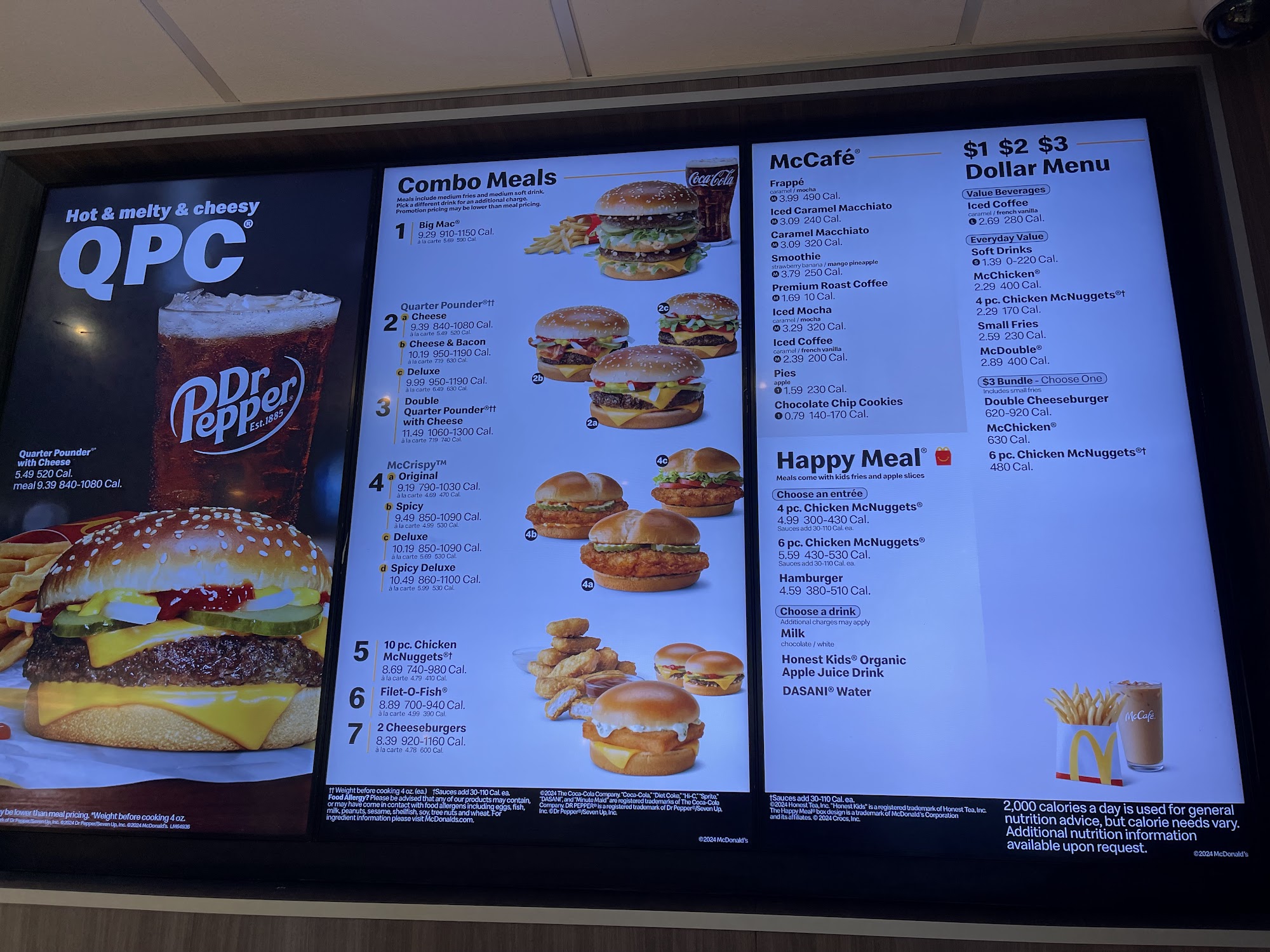 McDonald's Menu