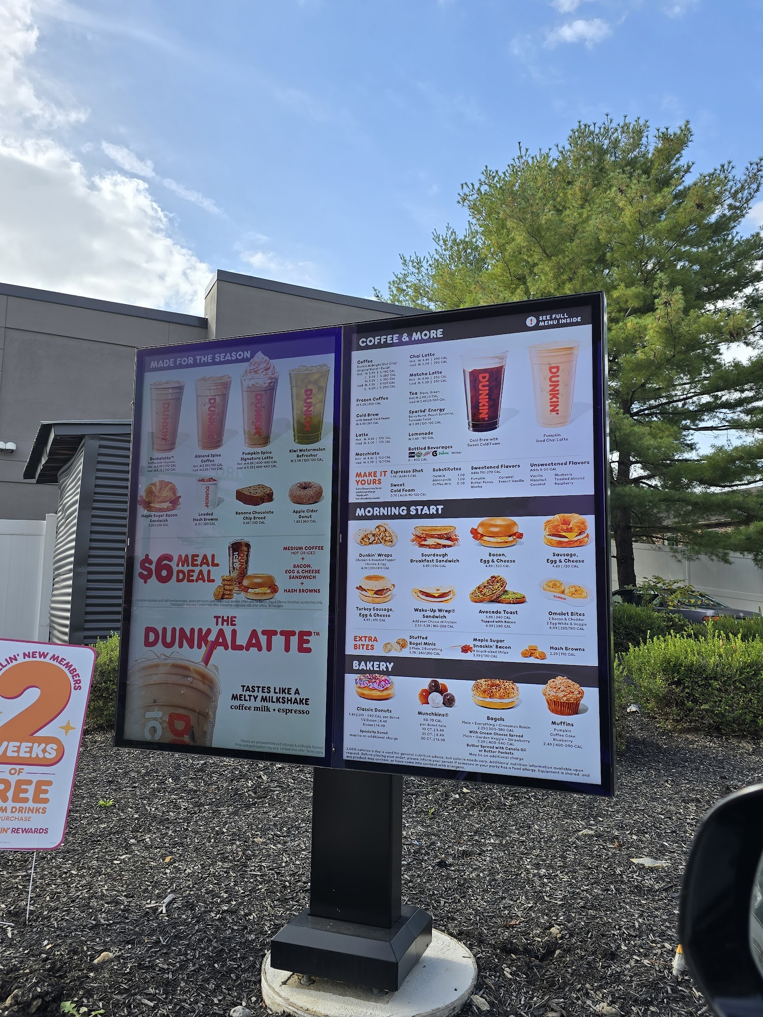 Dunkin' Menu