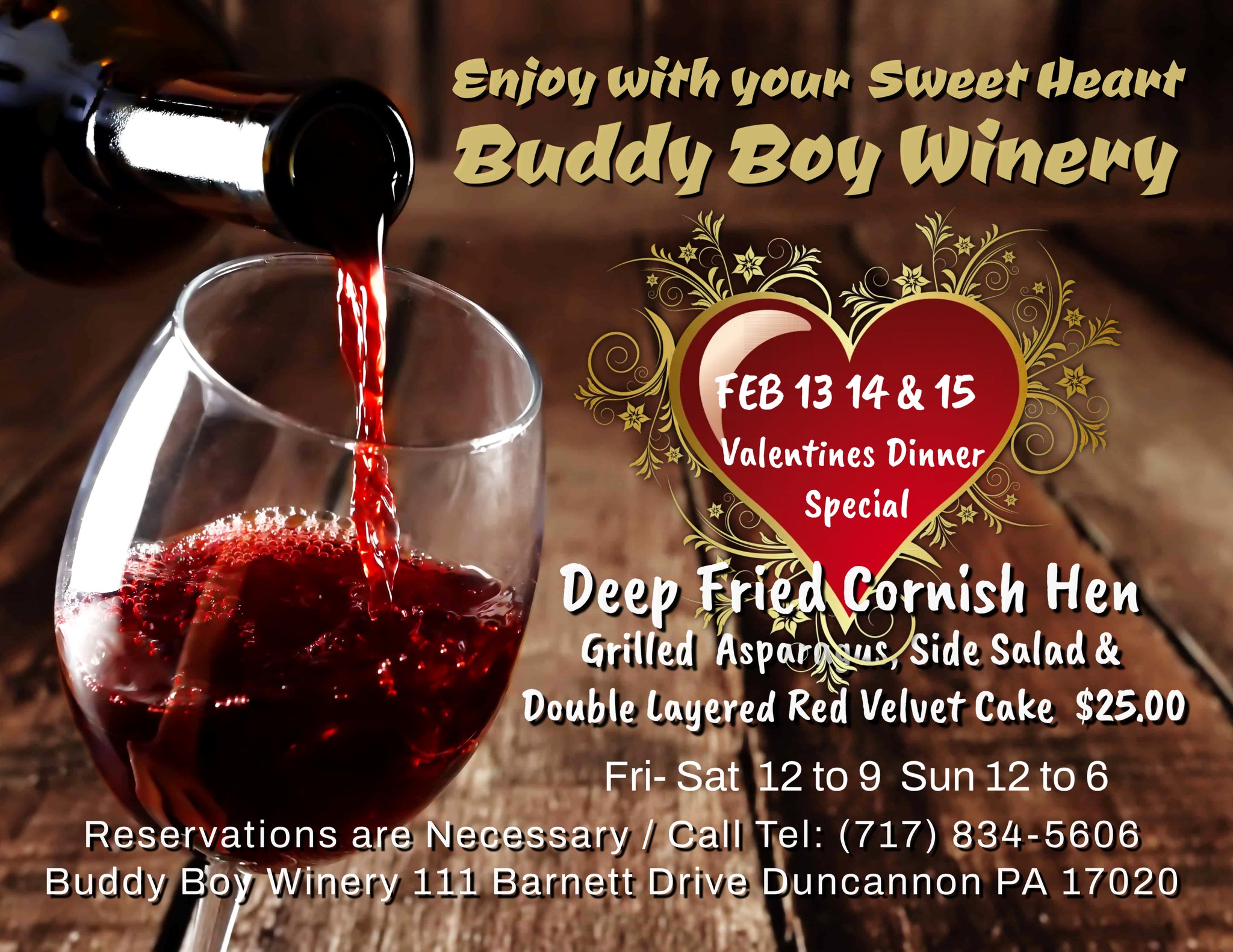 Buddy Boy Winery and Restaurant Duncannon