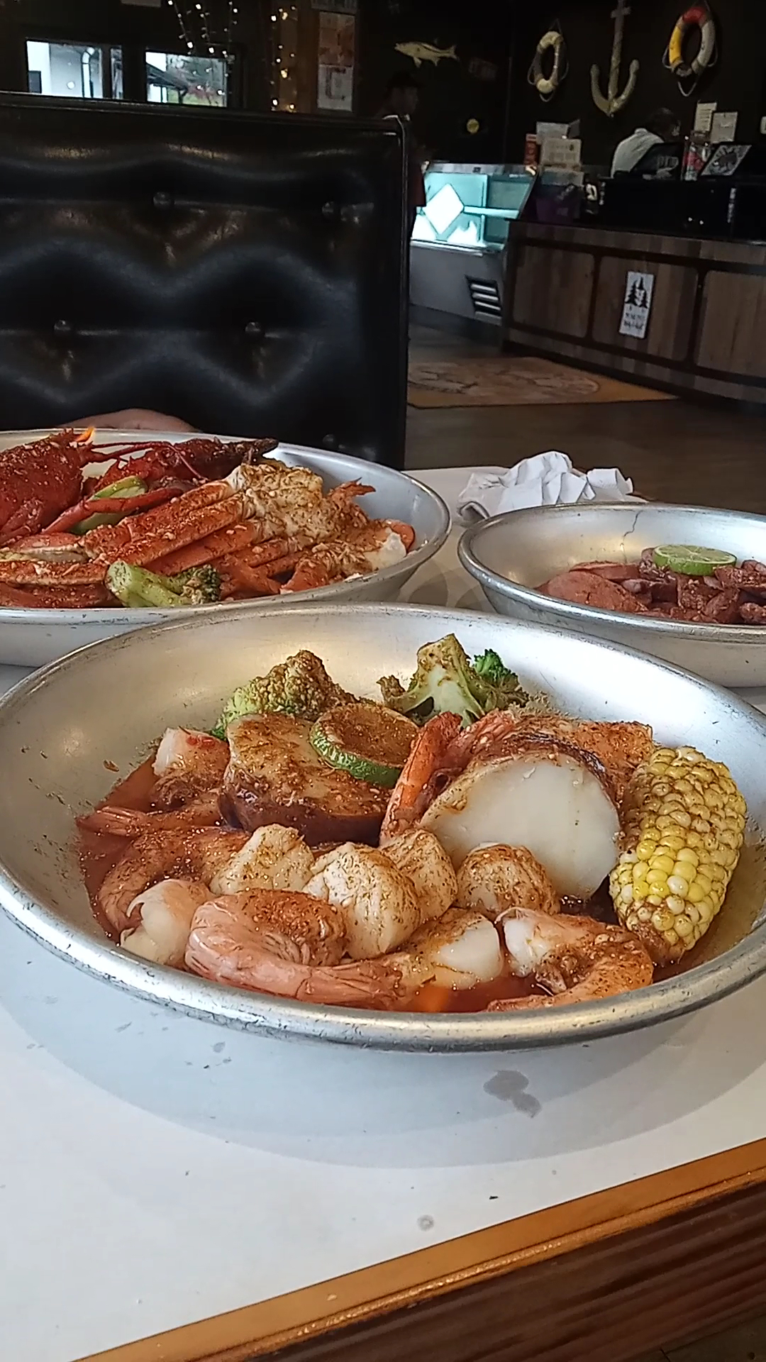 Flaming Crab Cajun Seafood Easton
