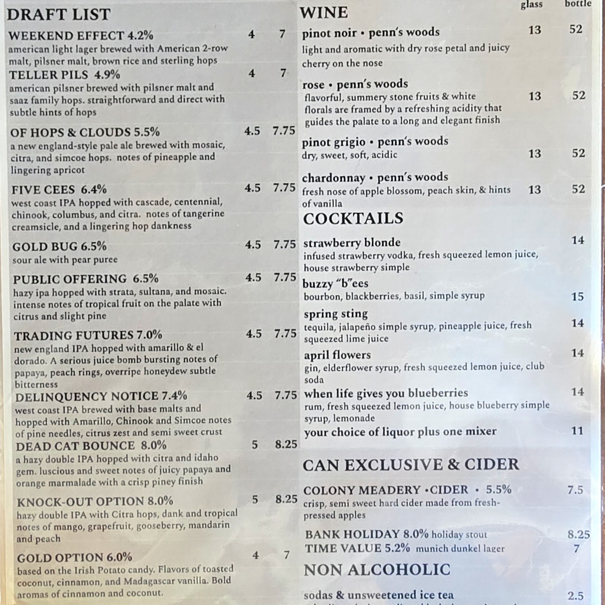 Vault Brewing Company - Easton Easton